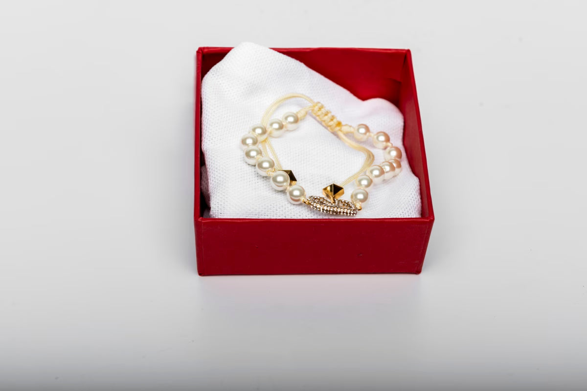 Byzylyk me perla artificiale Valentino VLogo Signature