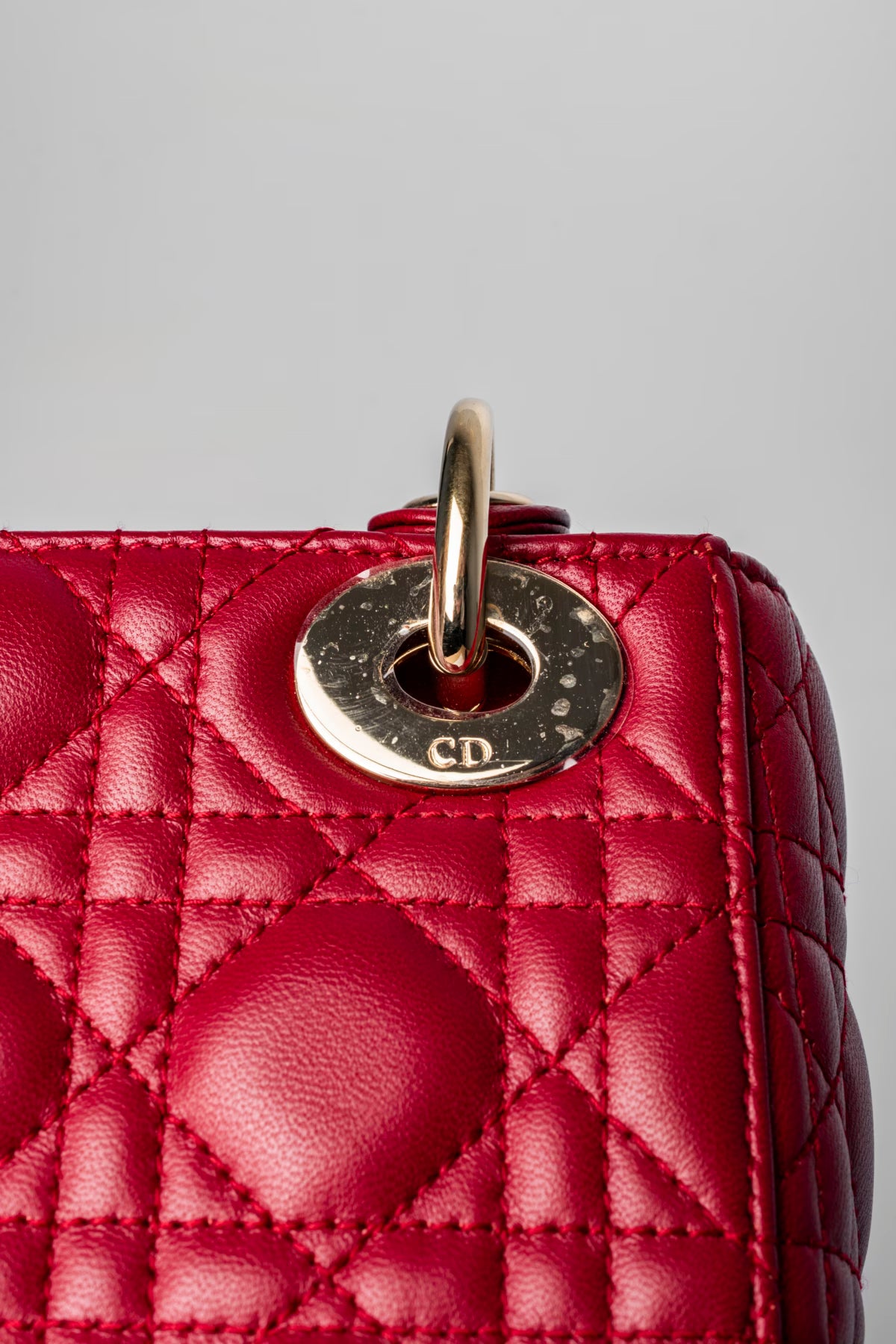 Christian Dior Cannage Lady Dior Mini lëkurë