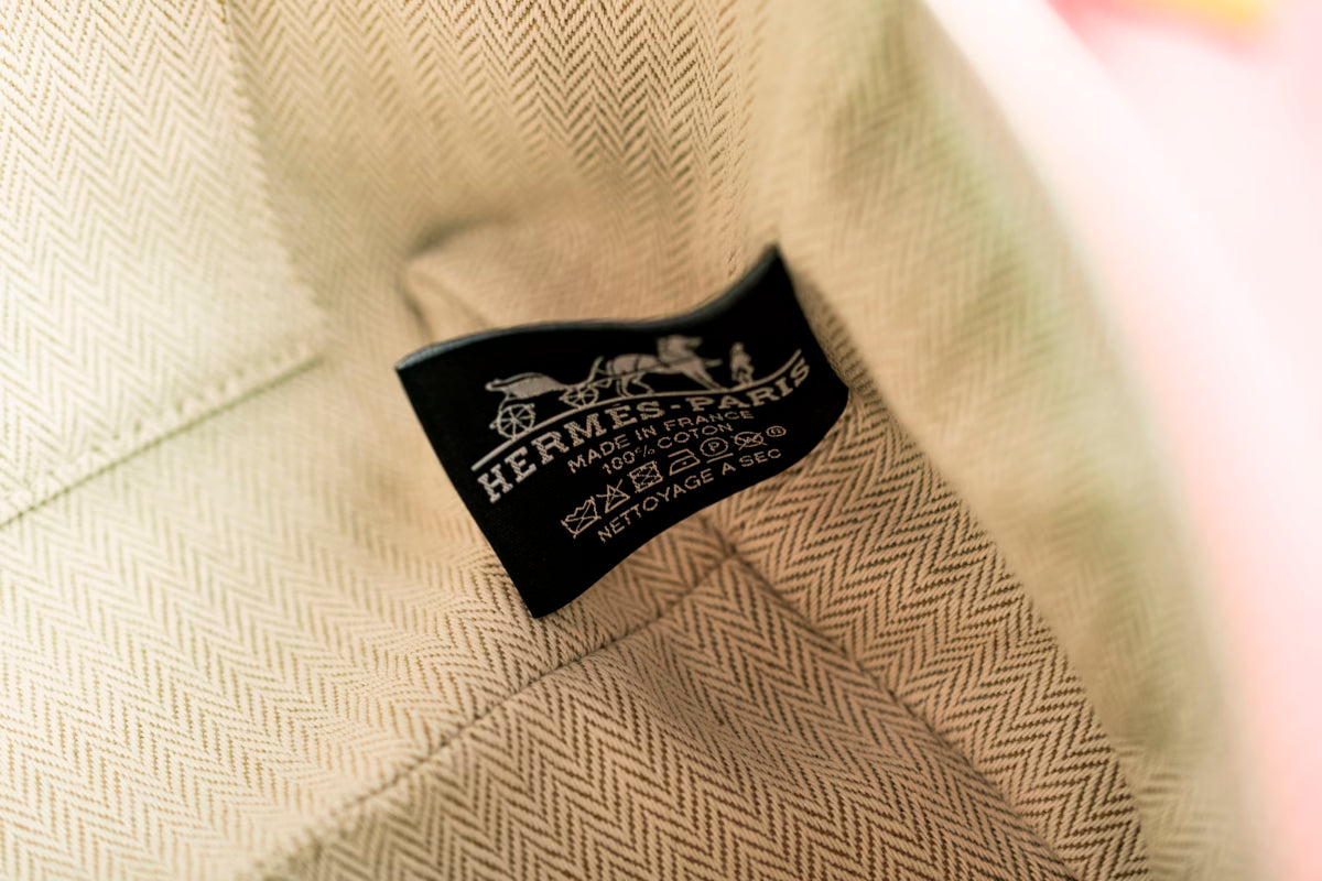 Hermès Brid A Black PM canvas – Pink