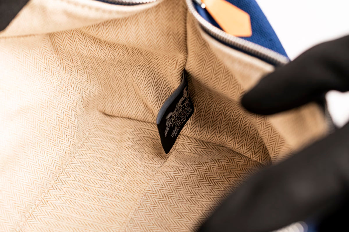 Hermès Brid A Black PM canvas – Blue