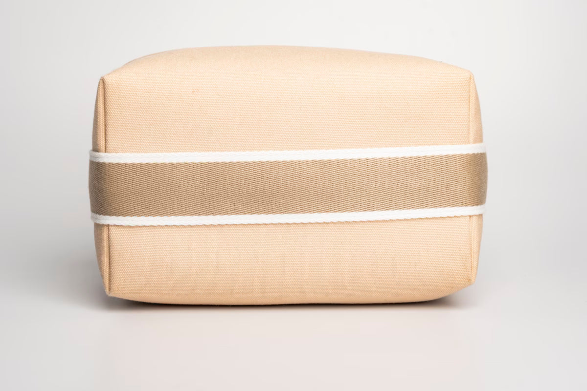 Hermès Brid A Black PM canvas – Beige