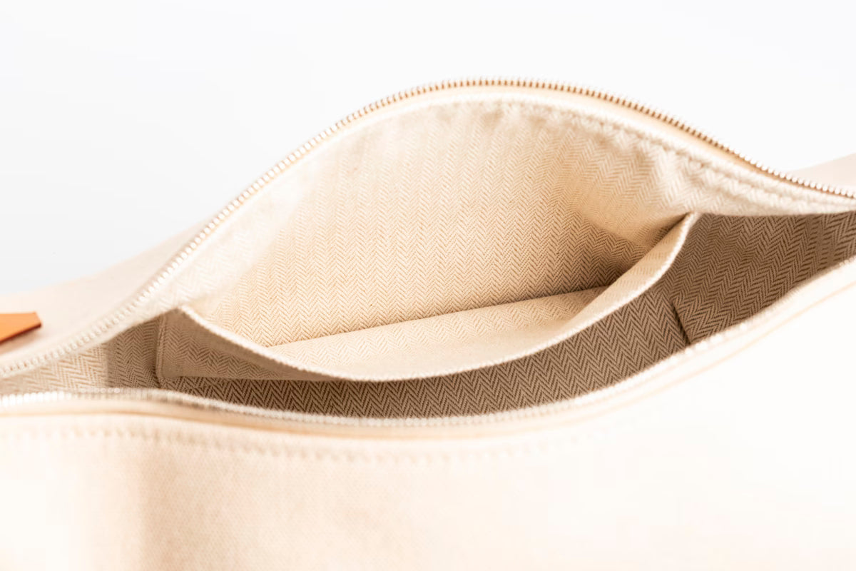 Hermès Brid A Black PM canvas – Beige
