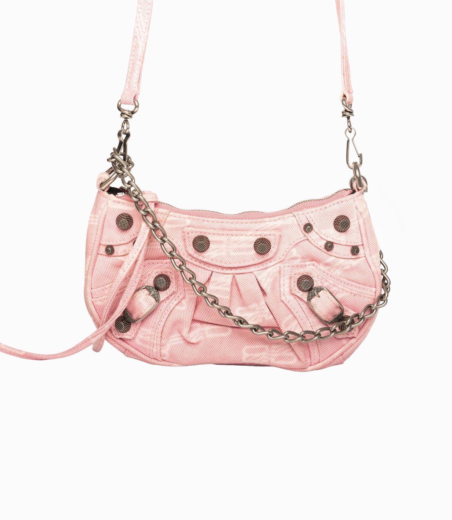 Balenciaga Le Cagole Denim Shoulder Bag