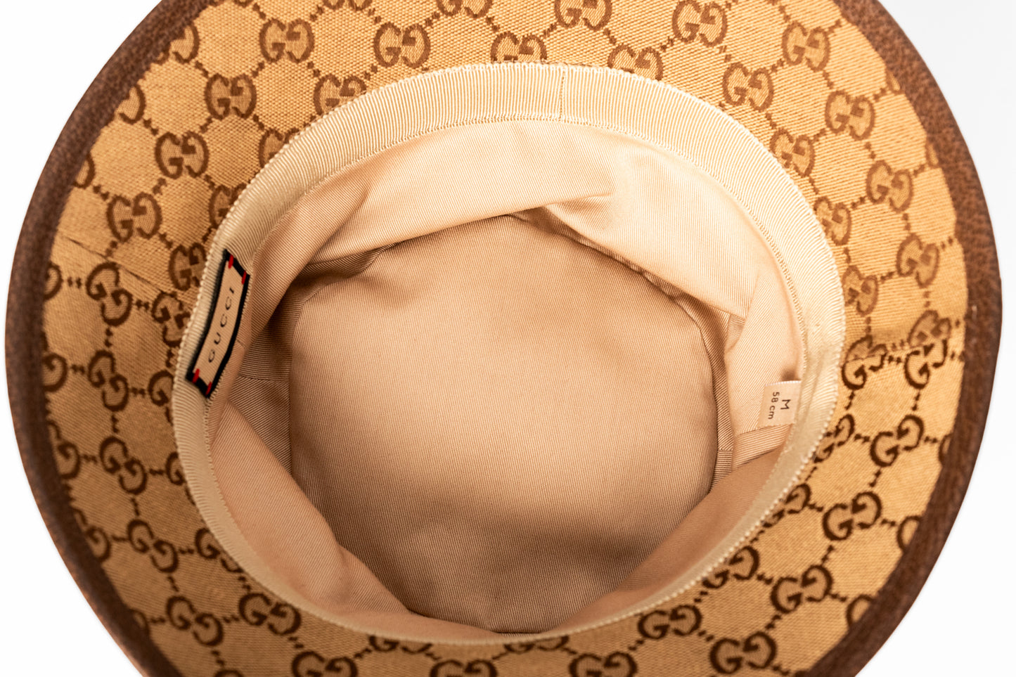 Gucci Canvas Bucket Hat Beige