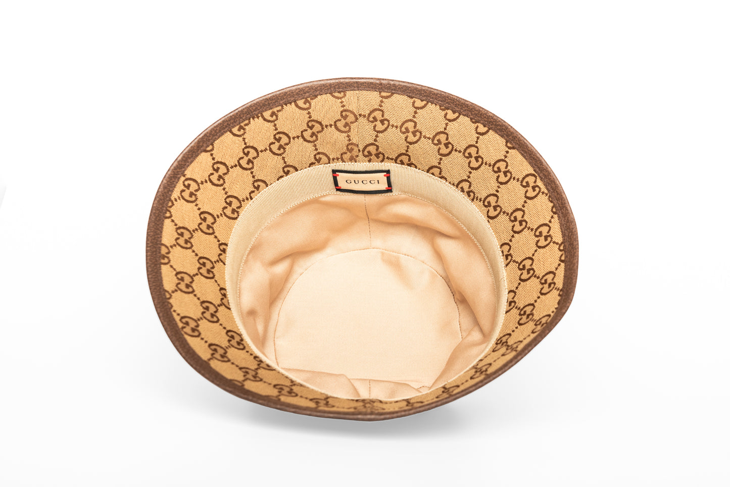 Gucci Canvas Bucket Hat Beige