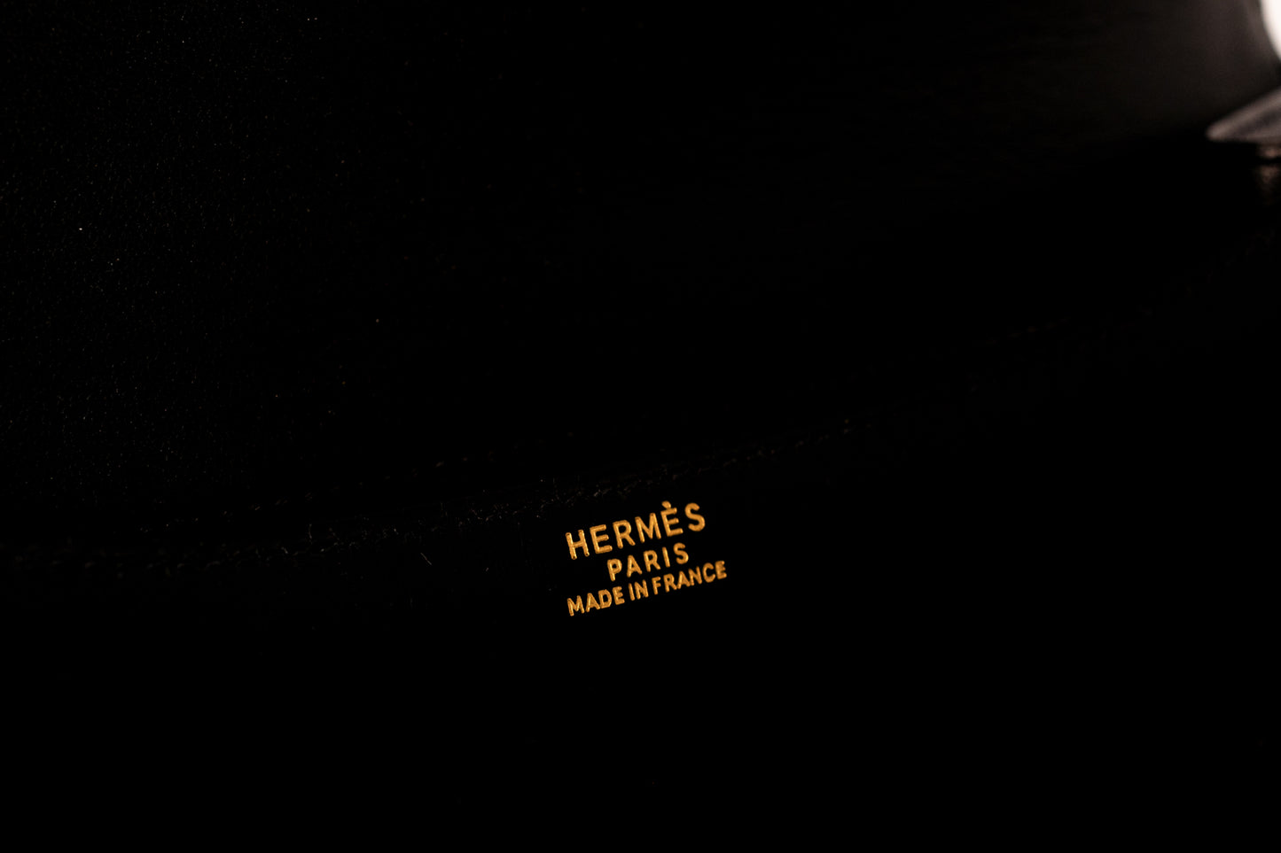 Hermès Constance 23 Box calf Black Gold Metal Fittings