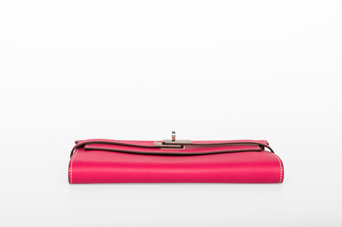 Portofol Hermes Kelly lëkurë rozë epsom