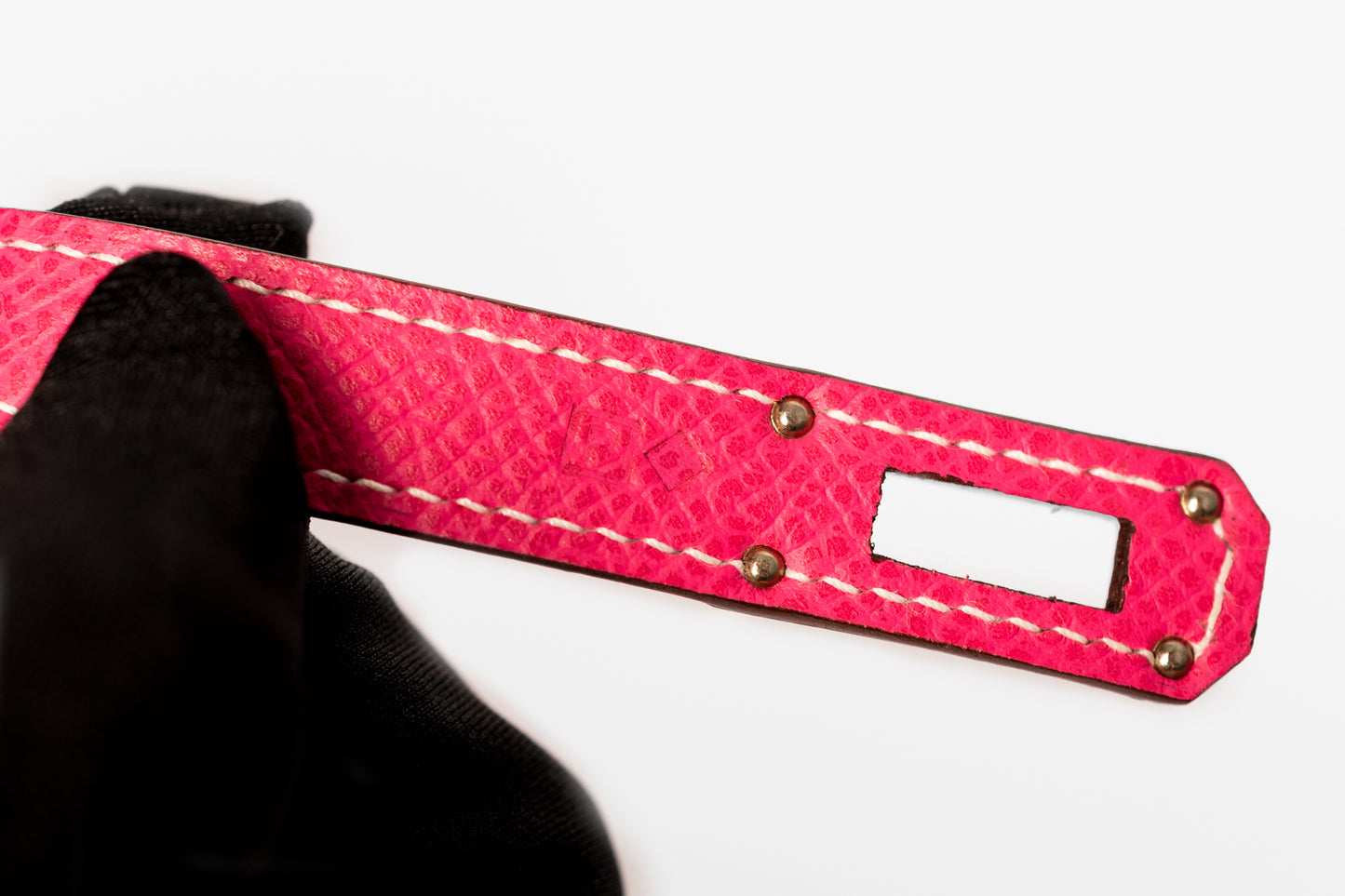 Portofol Hermes Kelly lëkurë rozë epsom