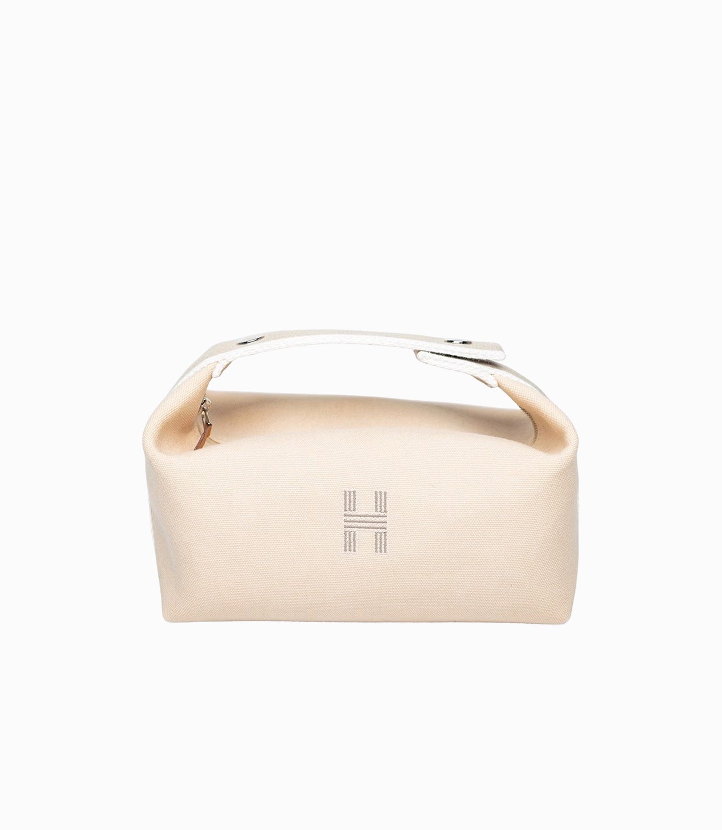 Hermès Brid A Black PM canvas – Beige