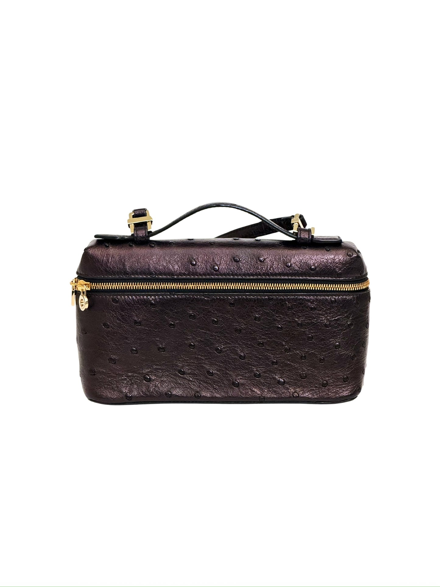 Loro Piana Extra Pocket L19 Crossbody Bag Ostrich Leather