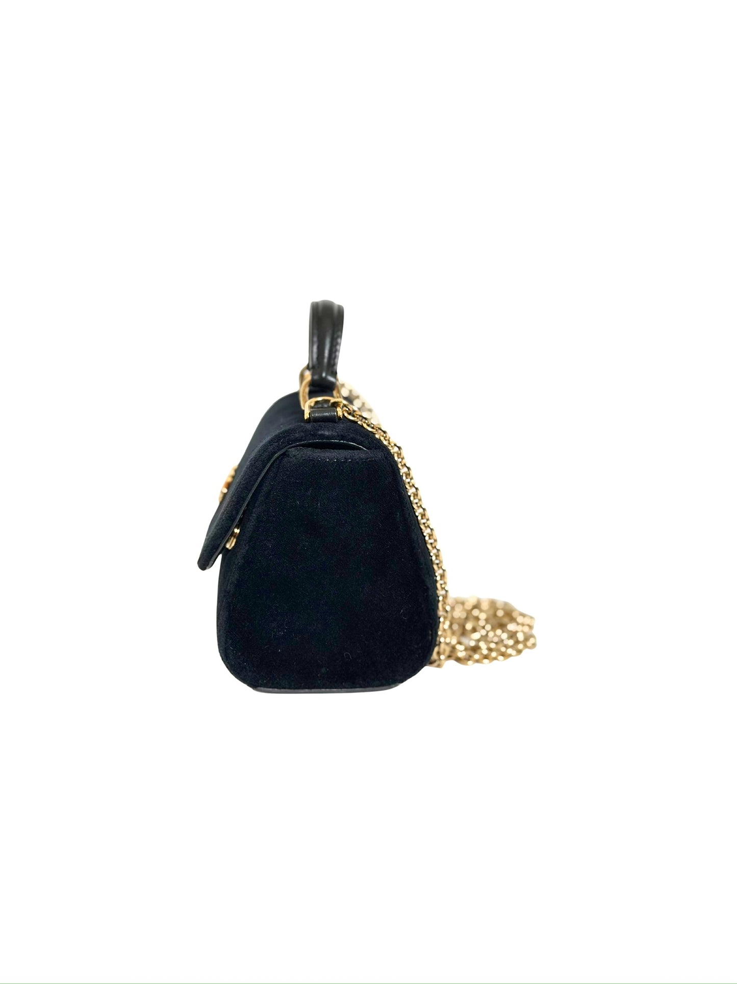 Dolce & Gabbana Velvet DG Mini Top Handle Bag