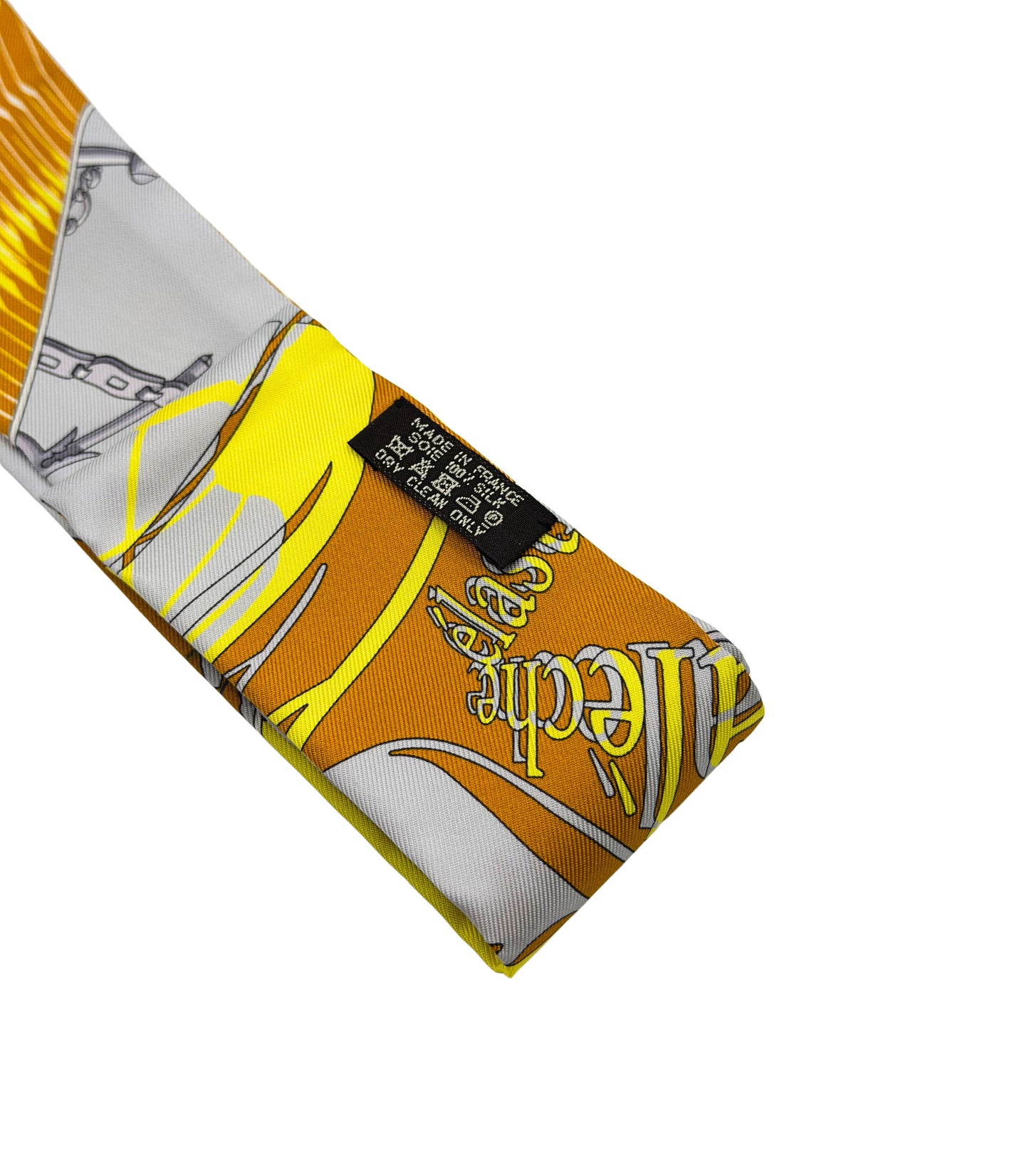 Hermès Twilly LES CLES Keys Scarf Silk