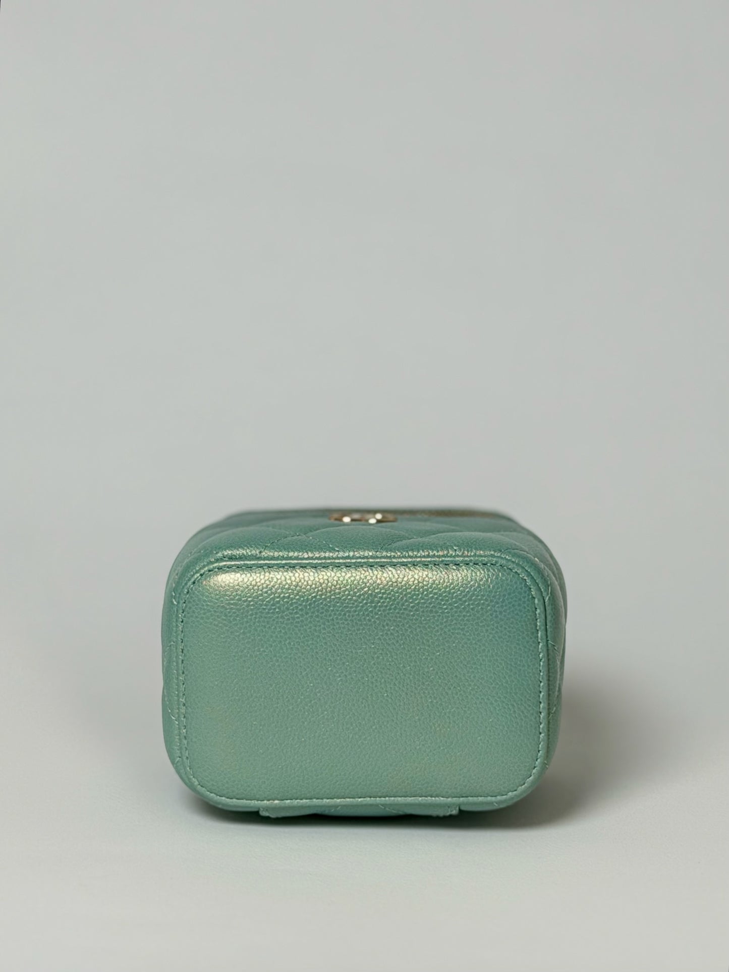 Chanel Quilted Lambskin Mini Vanity Bag coco Pearl