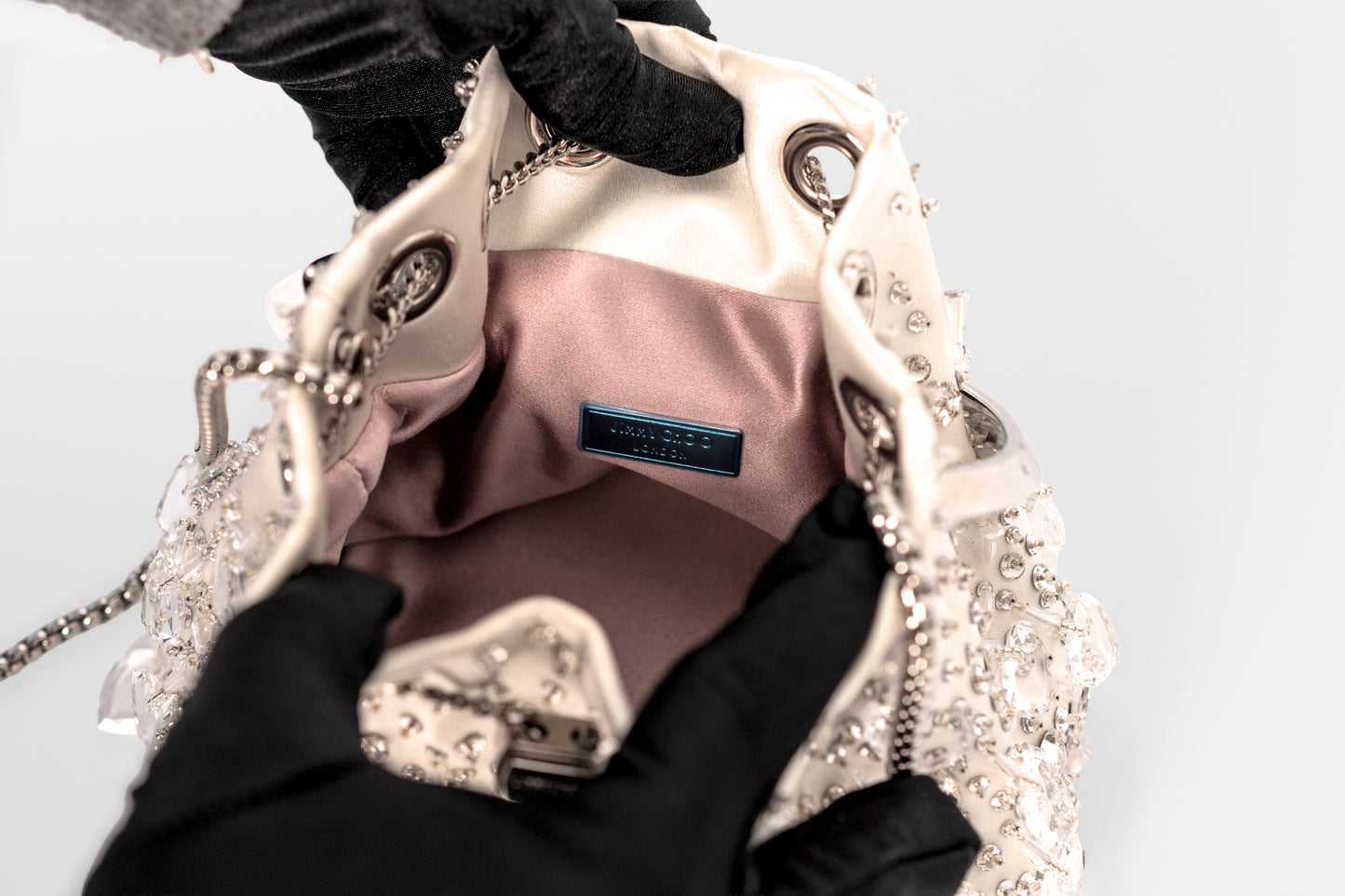 Jimmy Choo Bon Bon Small bucket bag