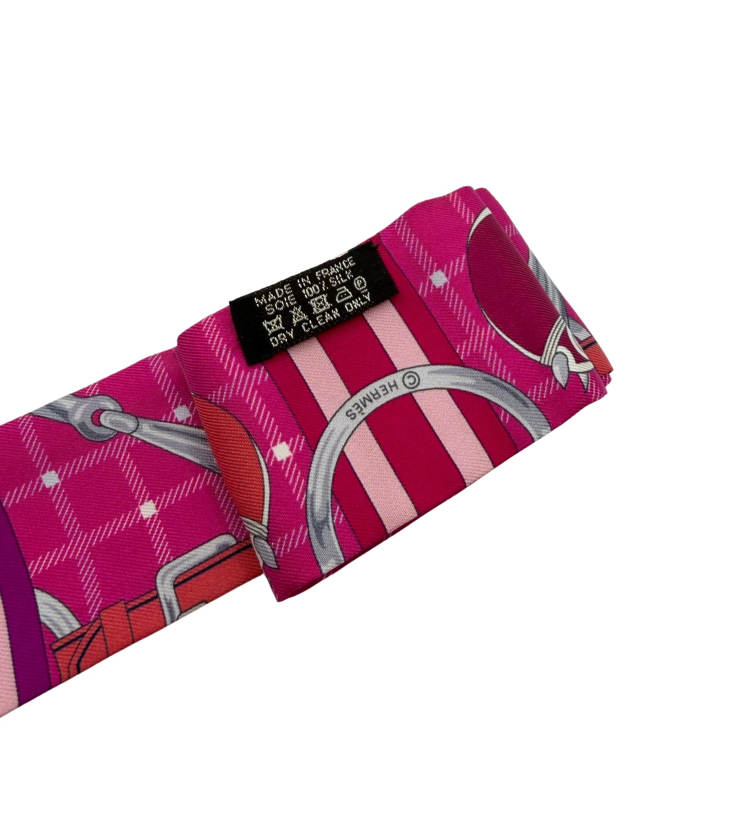 Hermès Twilly LES CLES Keys Scarf Silk