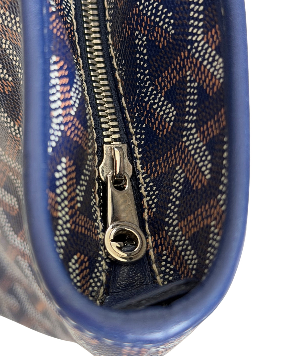 Goyard Artois PM PVC & leather Tote bag Navy Blue
