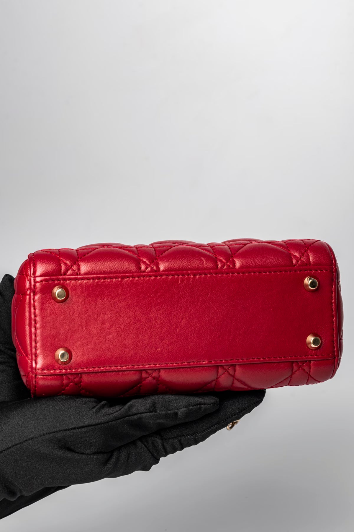 Christian Dior Cannage Lady Dior Mini lëkurë