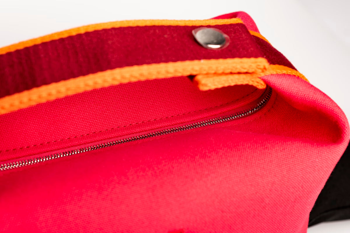 Hermès Brid A Black PM canvas – Pink