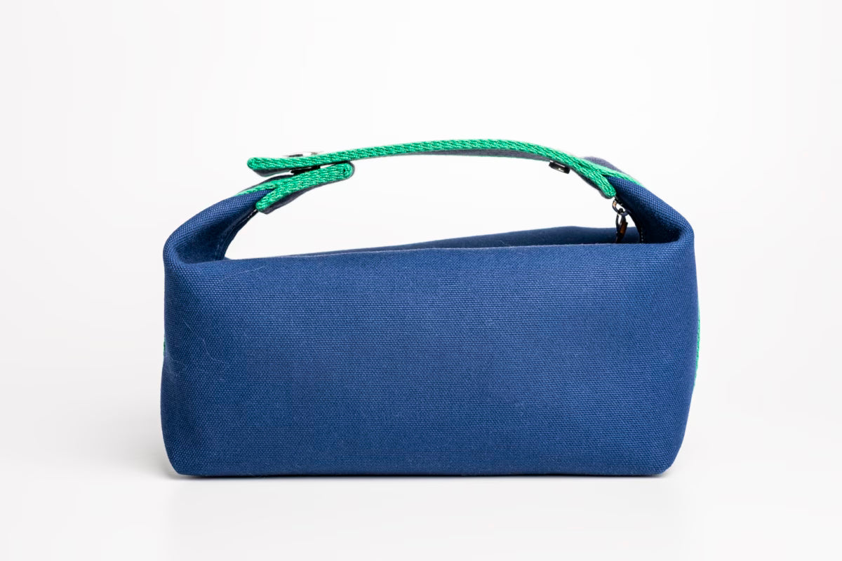 Hermès Brid A Black PM canvas – Blue