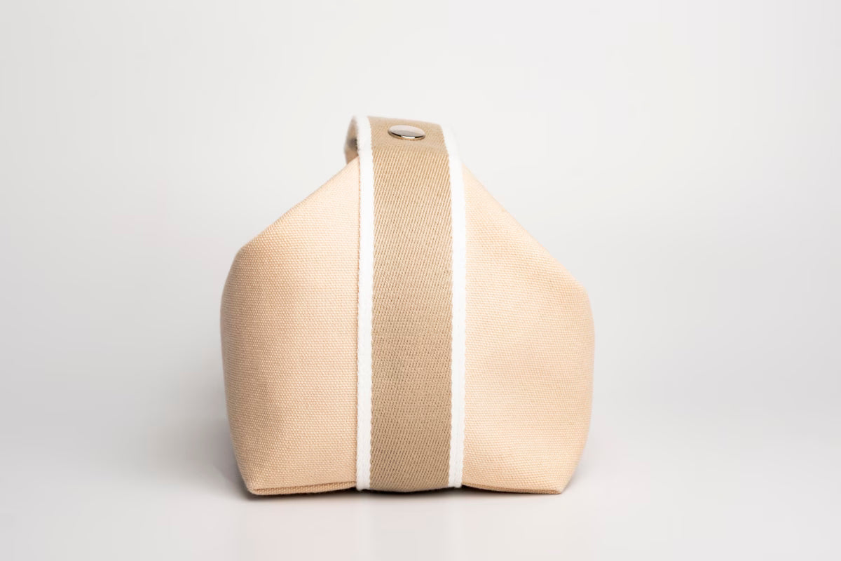 Hermès Brid A Black PM canvas – Beige