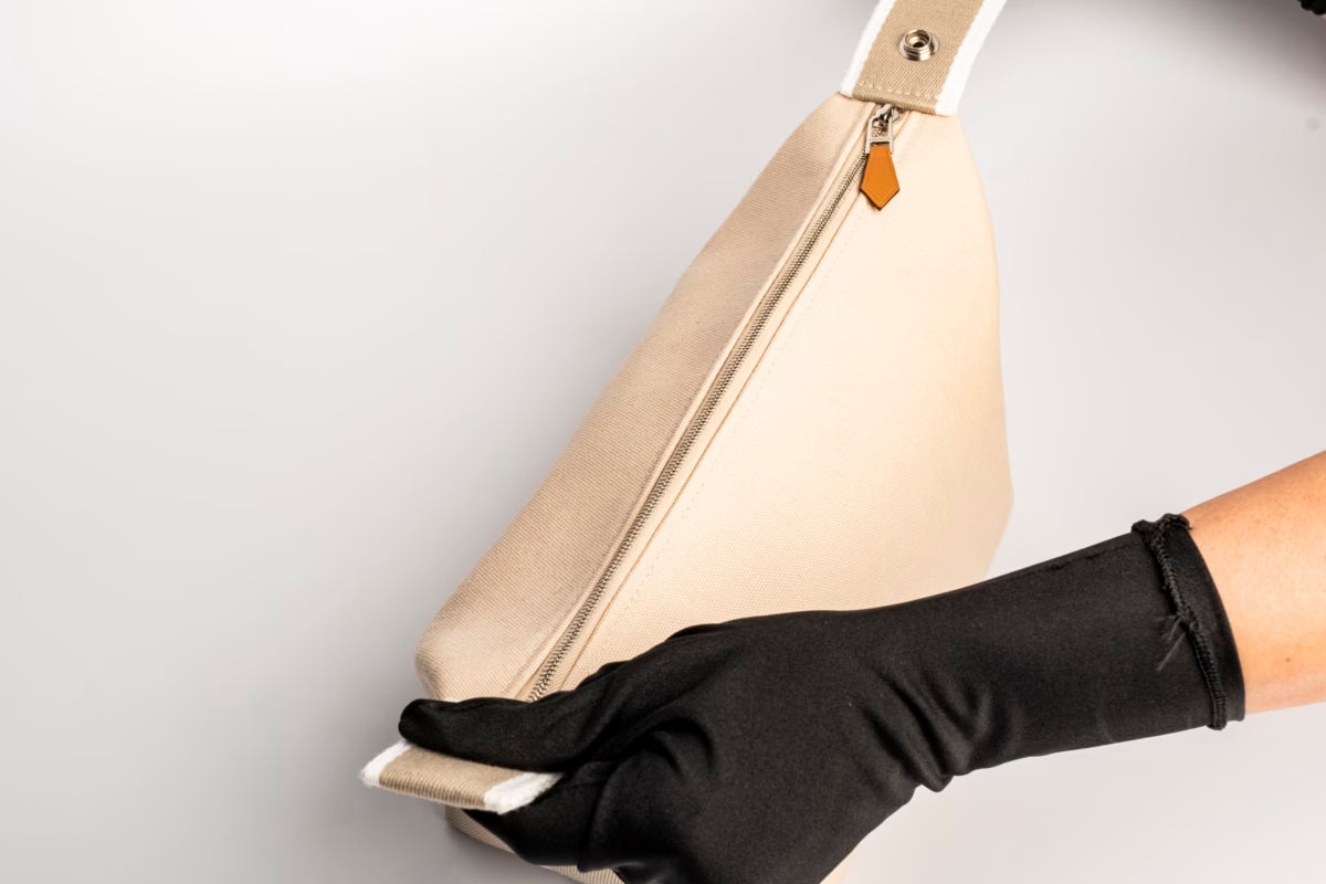 Hermès Brid A Black PM canvas – Beige