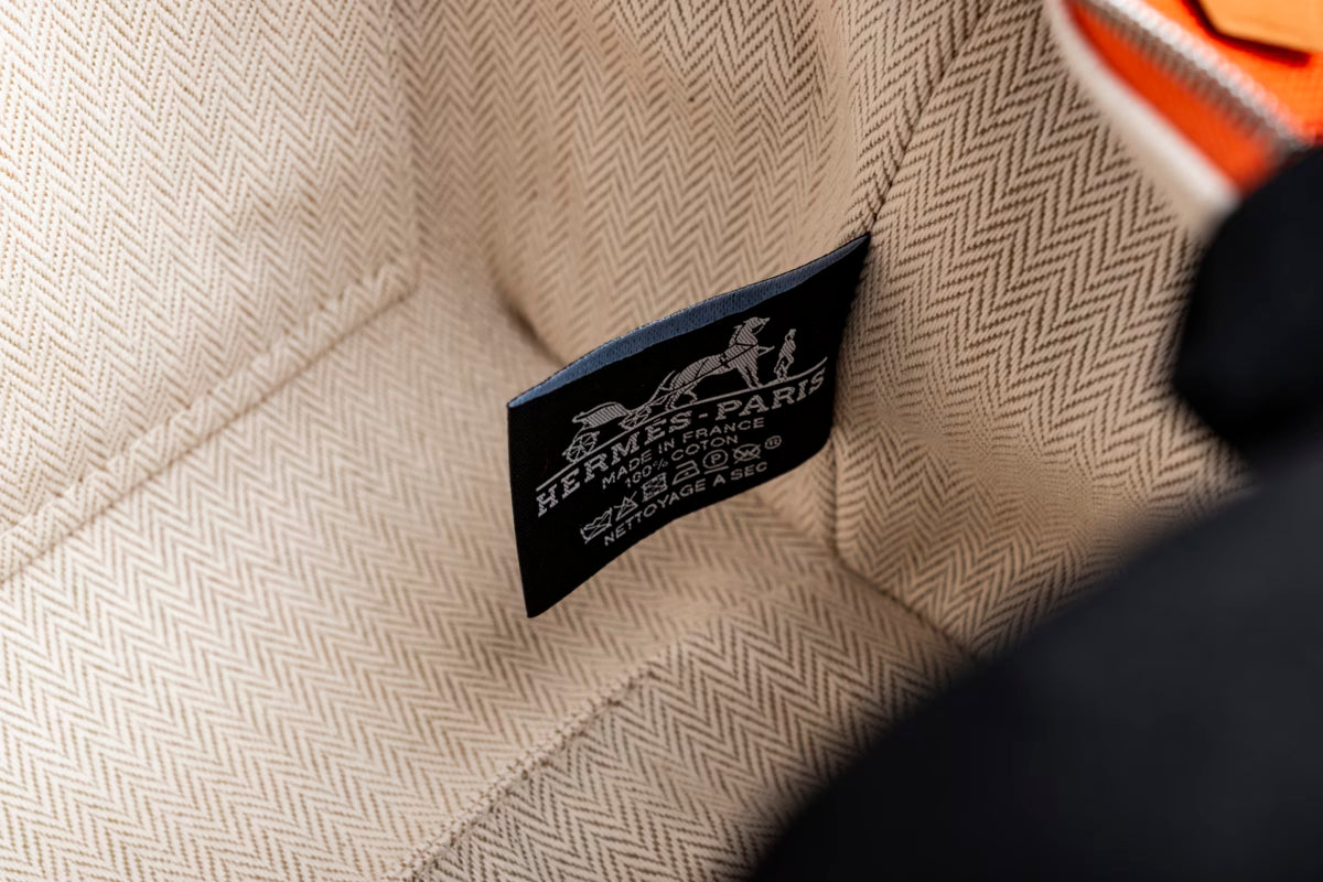 Hermès Brid A Black PM kanavacë