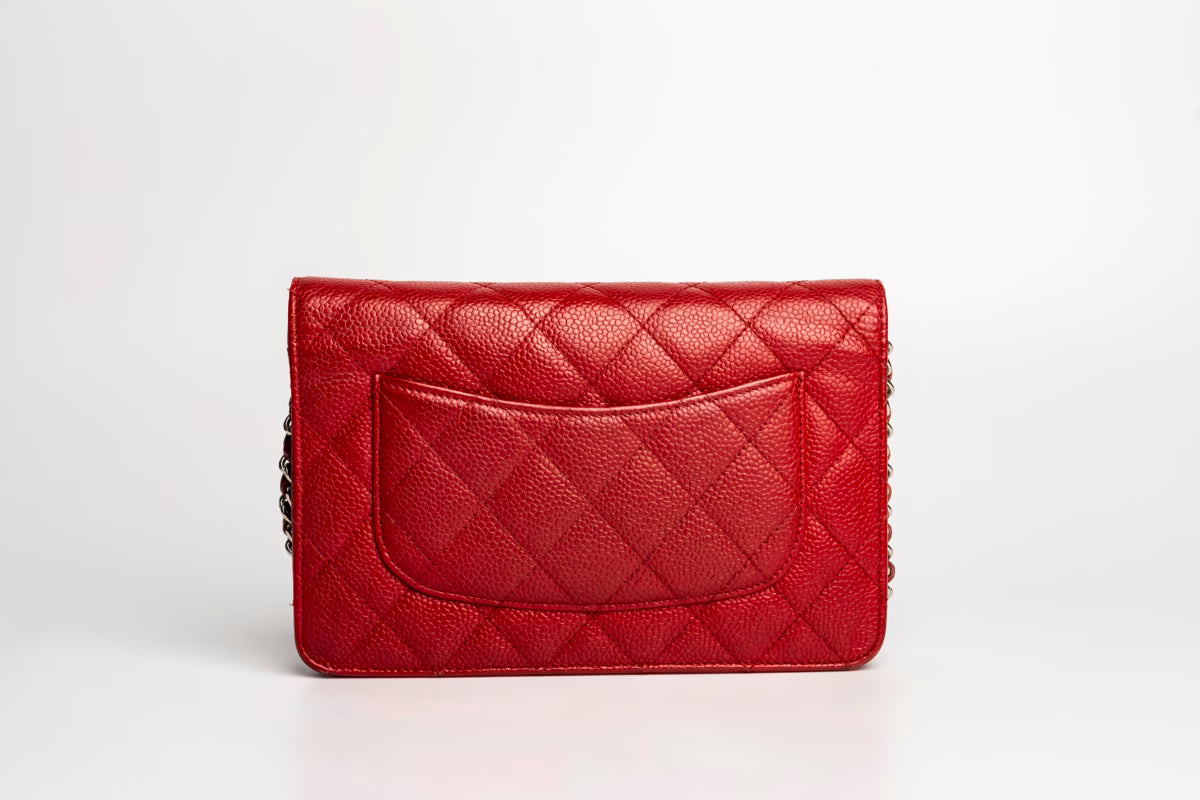Chanel Caviar Classic Wallet On Chain