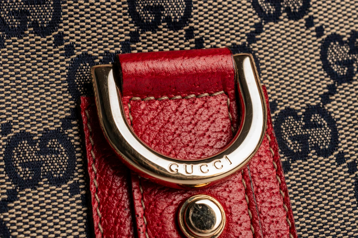 Gucci GG Canvas D-Ring Shoulder Bag