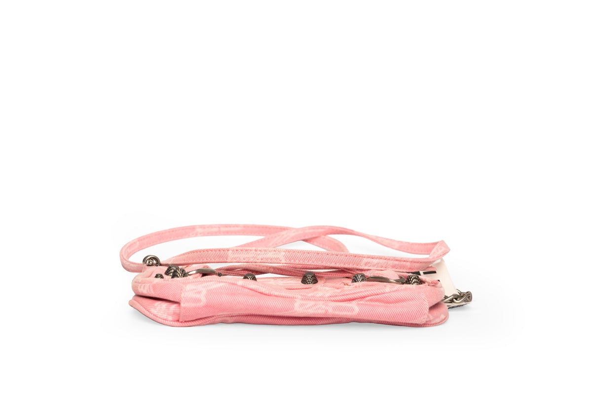 Balenciaga Le Cagole Denim Shoulder Bag