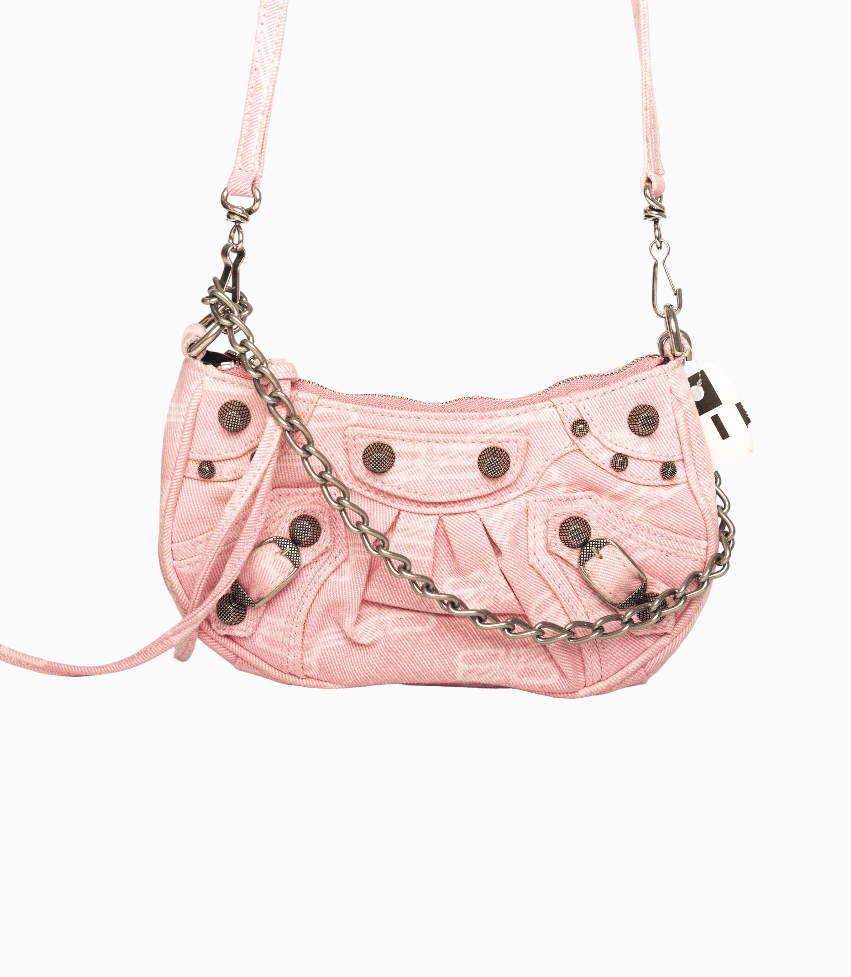 Çantë shpatulle Balenciaga Le Cagole xhinz
