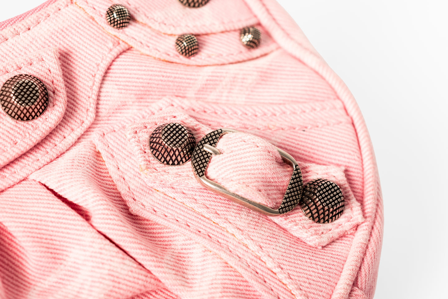 Balenciaga Le Cagole Denim Shoulder Bag