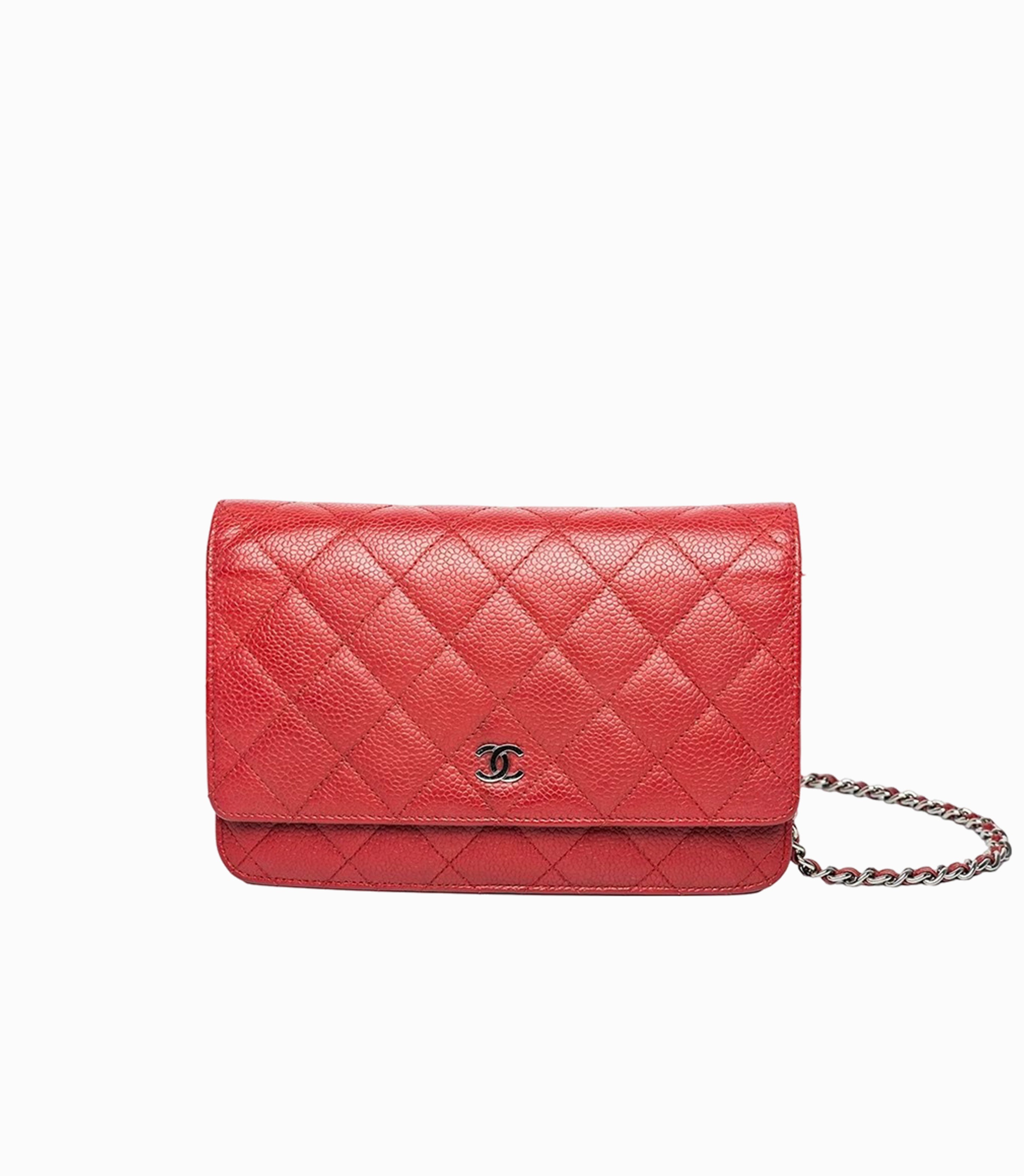 Chanel Caviar Classic Wallet On Chain