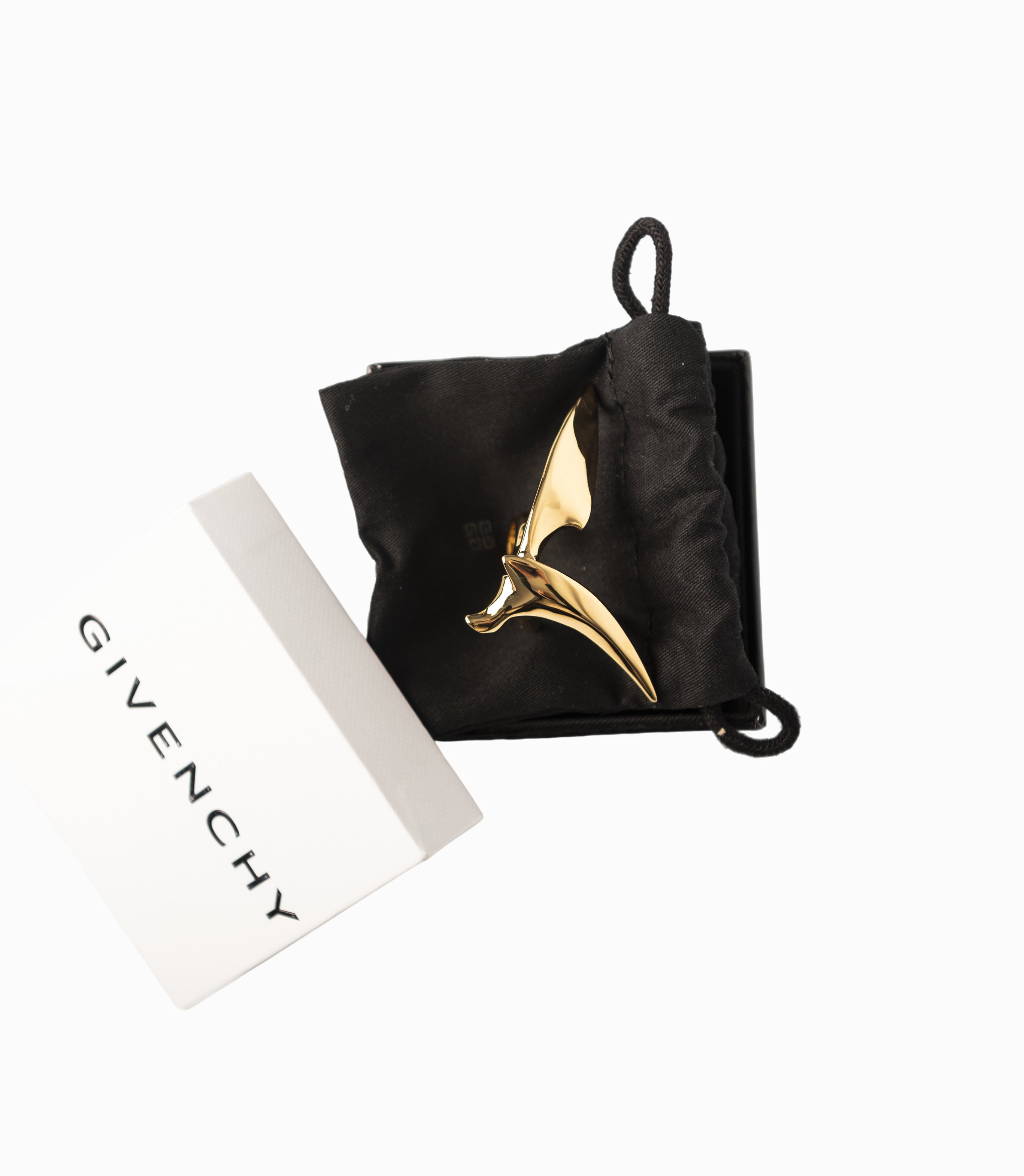 Givenchy Gold Shark Earrings