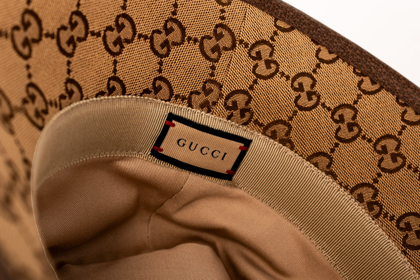 Gucci  Canvas Bucket Hat Beige