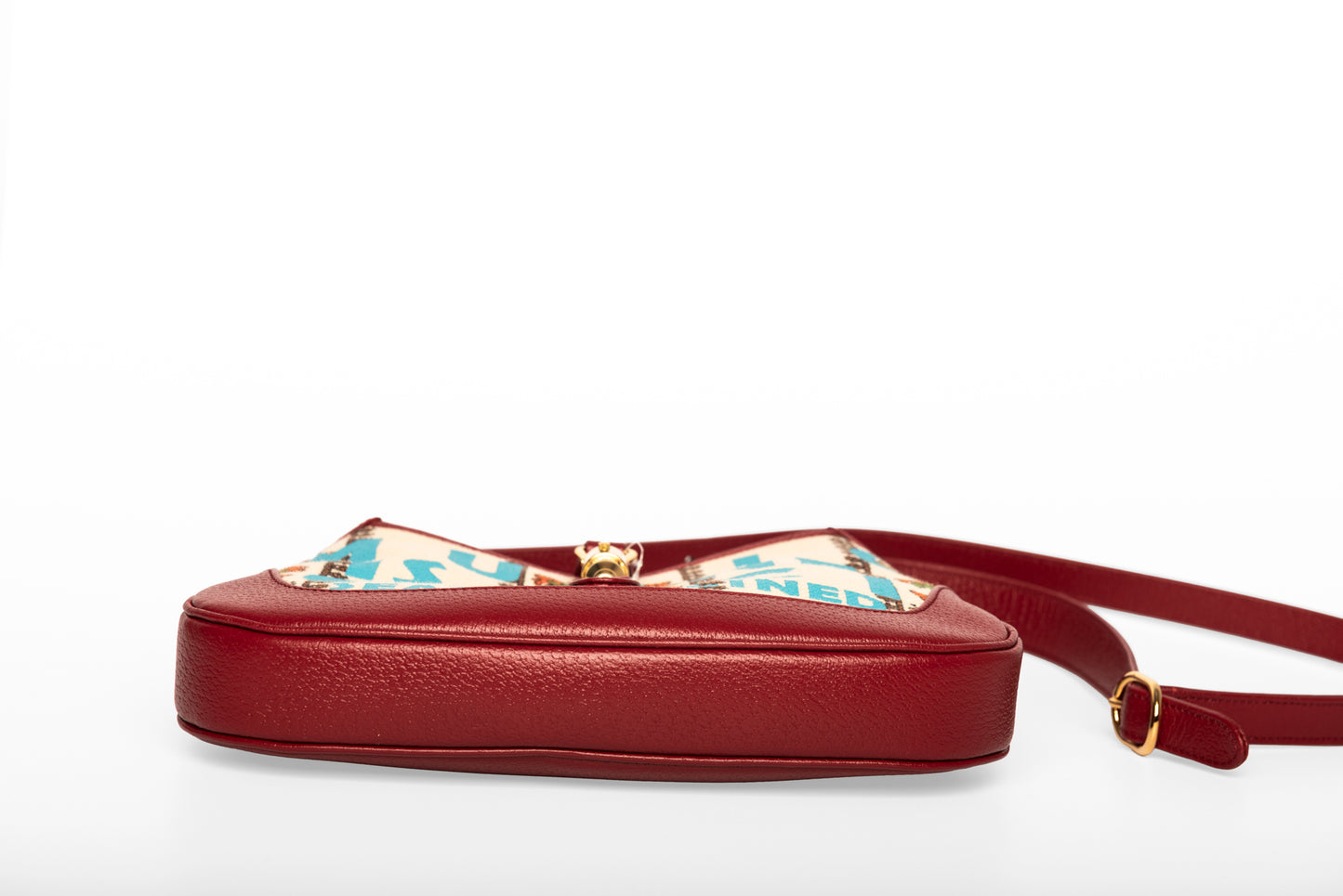 Gucci Jackie Canvas & Leather Shoulder Bag Multicolor