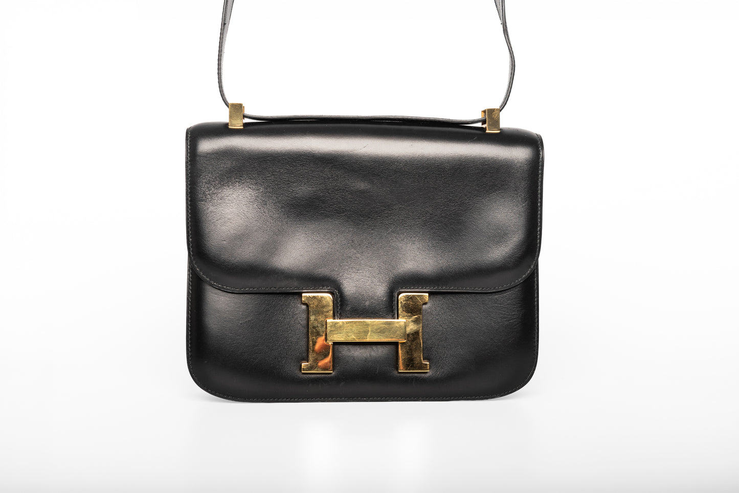 Hermès Constance 23 Box calf Black Gold Metal Fittings