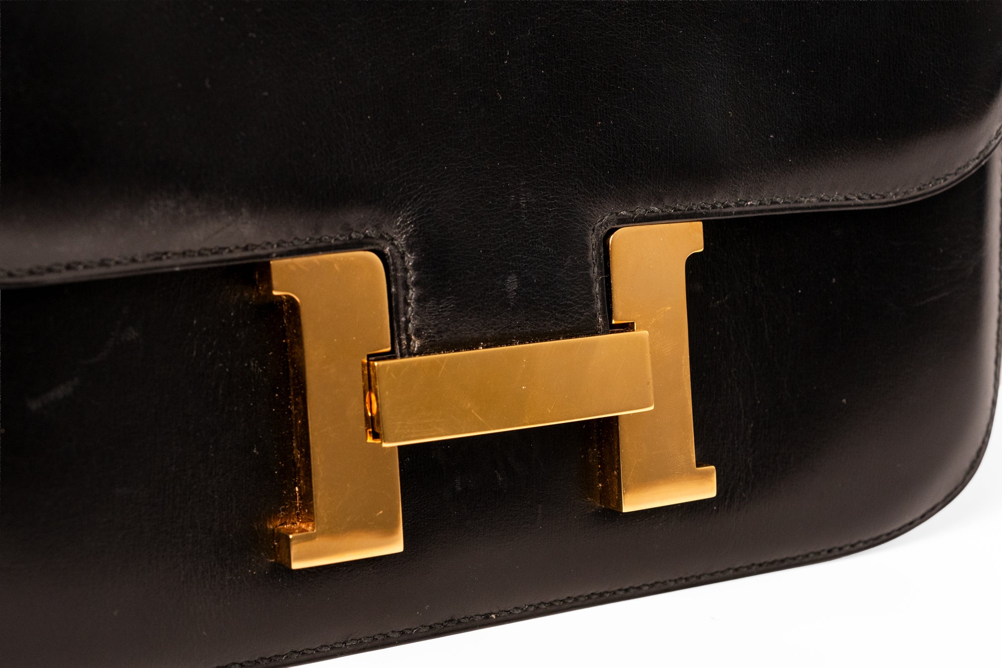 Hermès Constance 23 Box calf Black Gold Metal Fittings