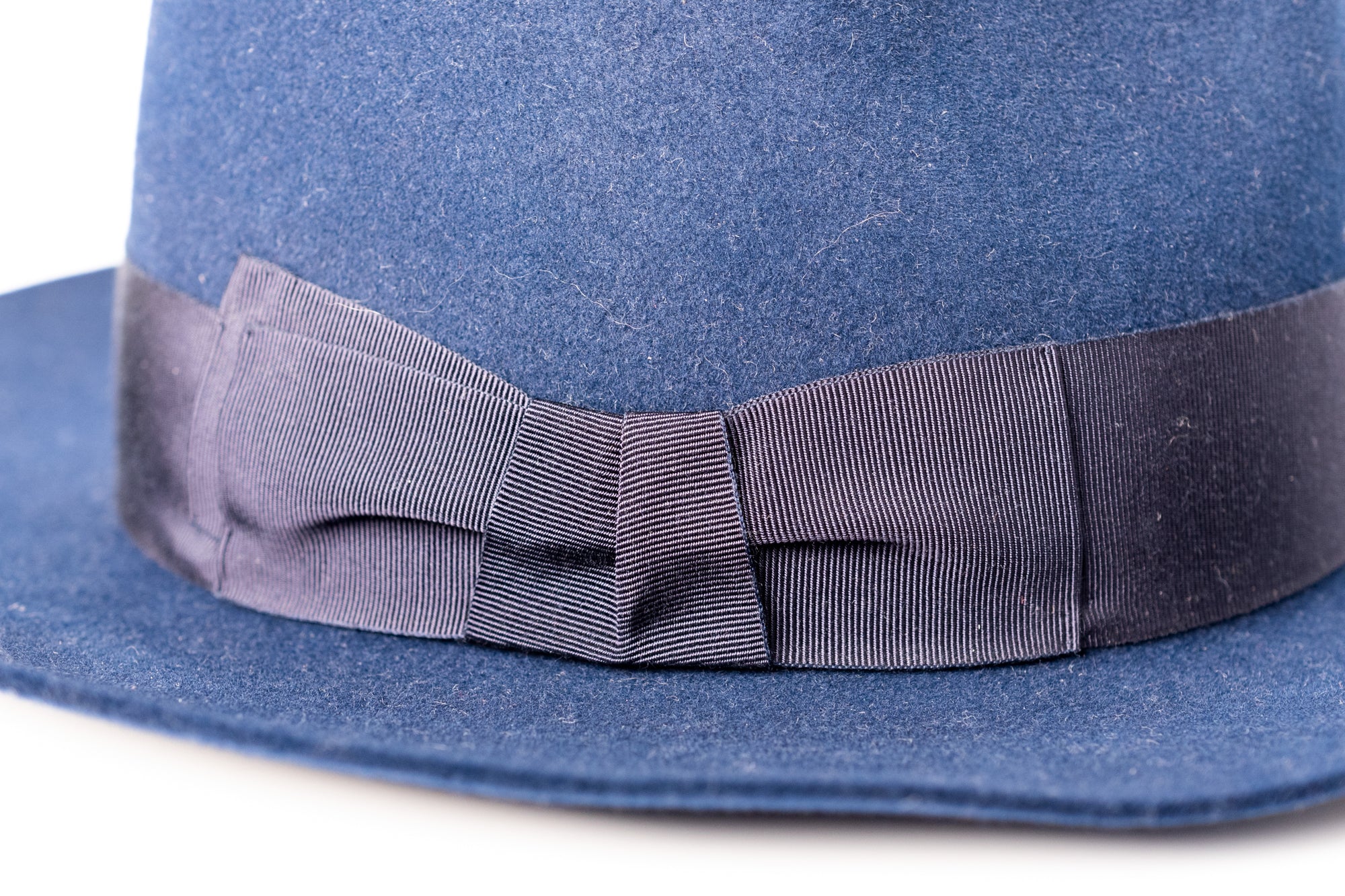 Hermès Hat 56 rabbit felt Navy Blue