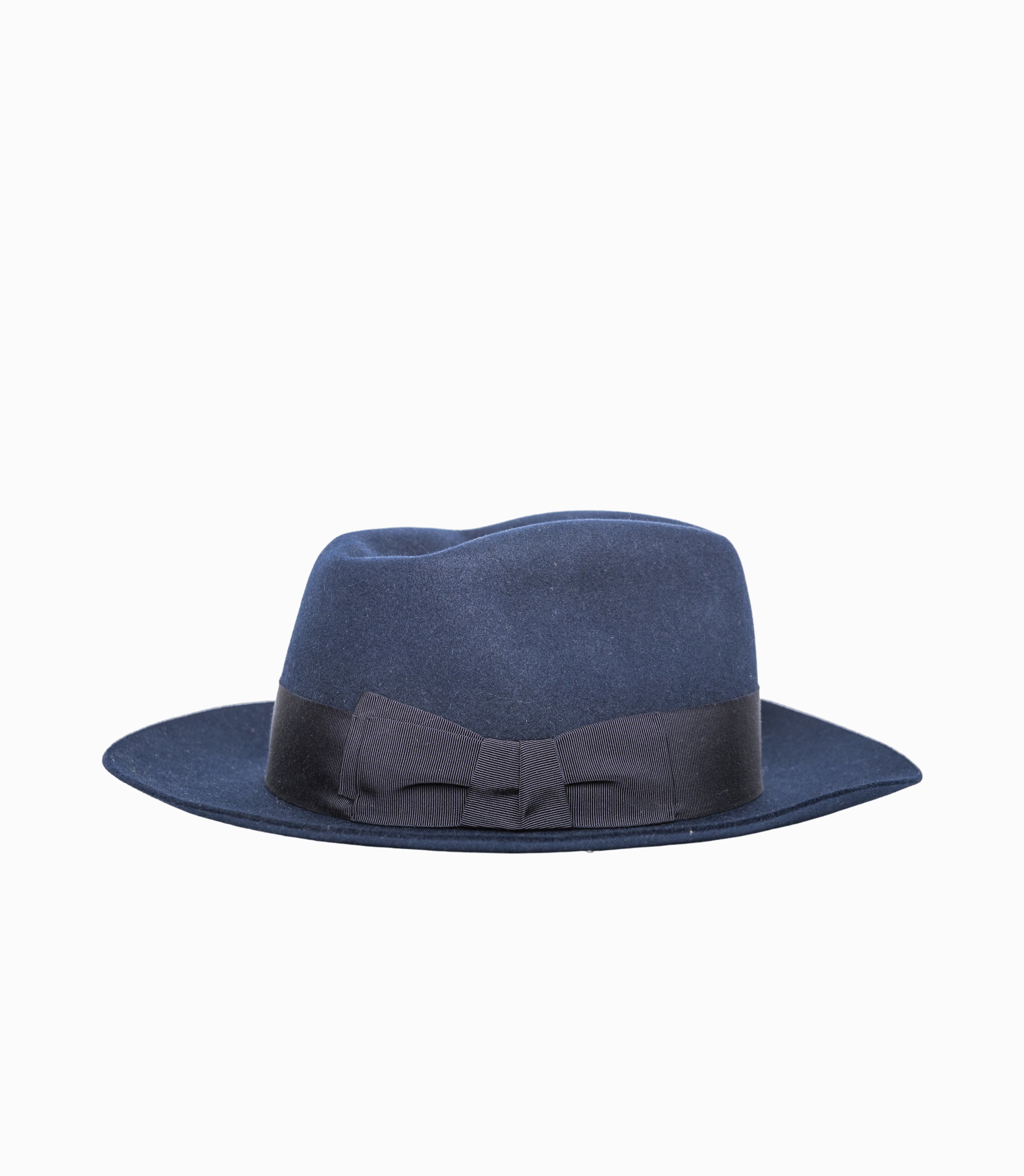 Hermès Hat 56 rabbit felt Navy Blue