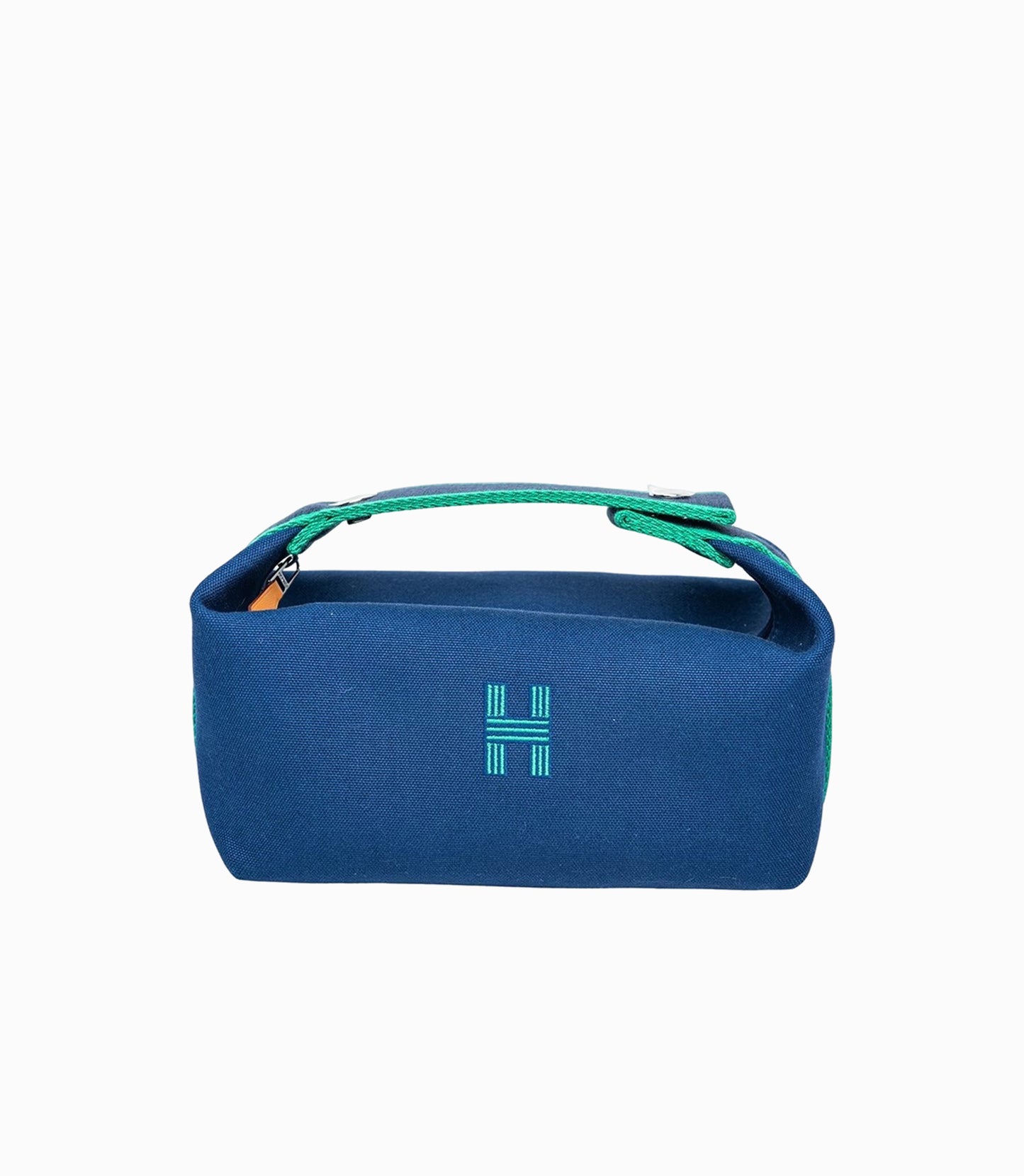 Hermès Brid A Black PM canvas – Blue