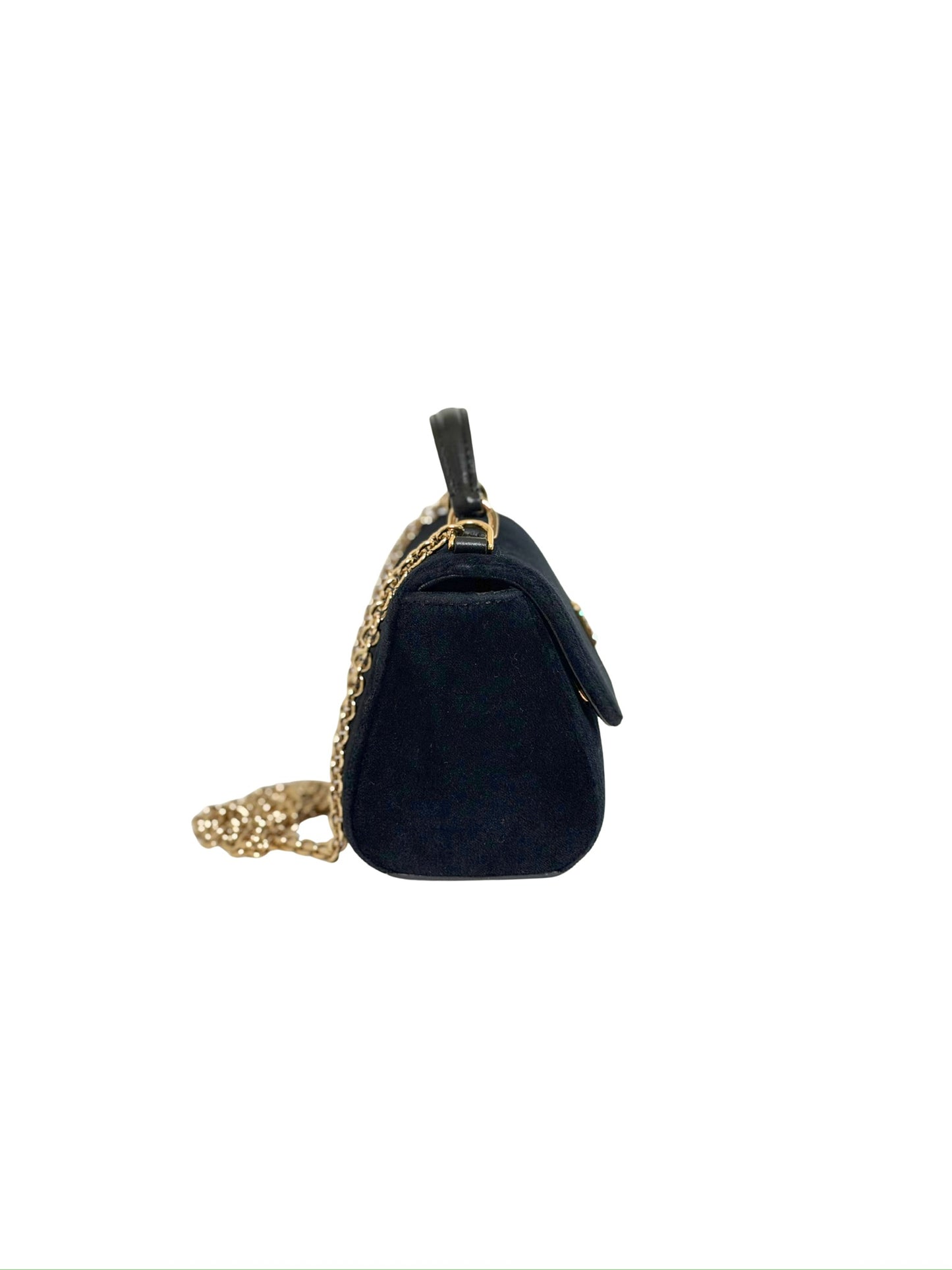 Dolce & Gabbana Velvet DG Mini Top Handle Bag