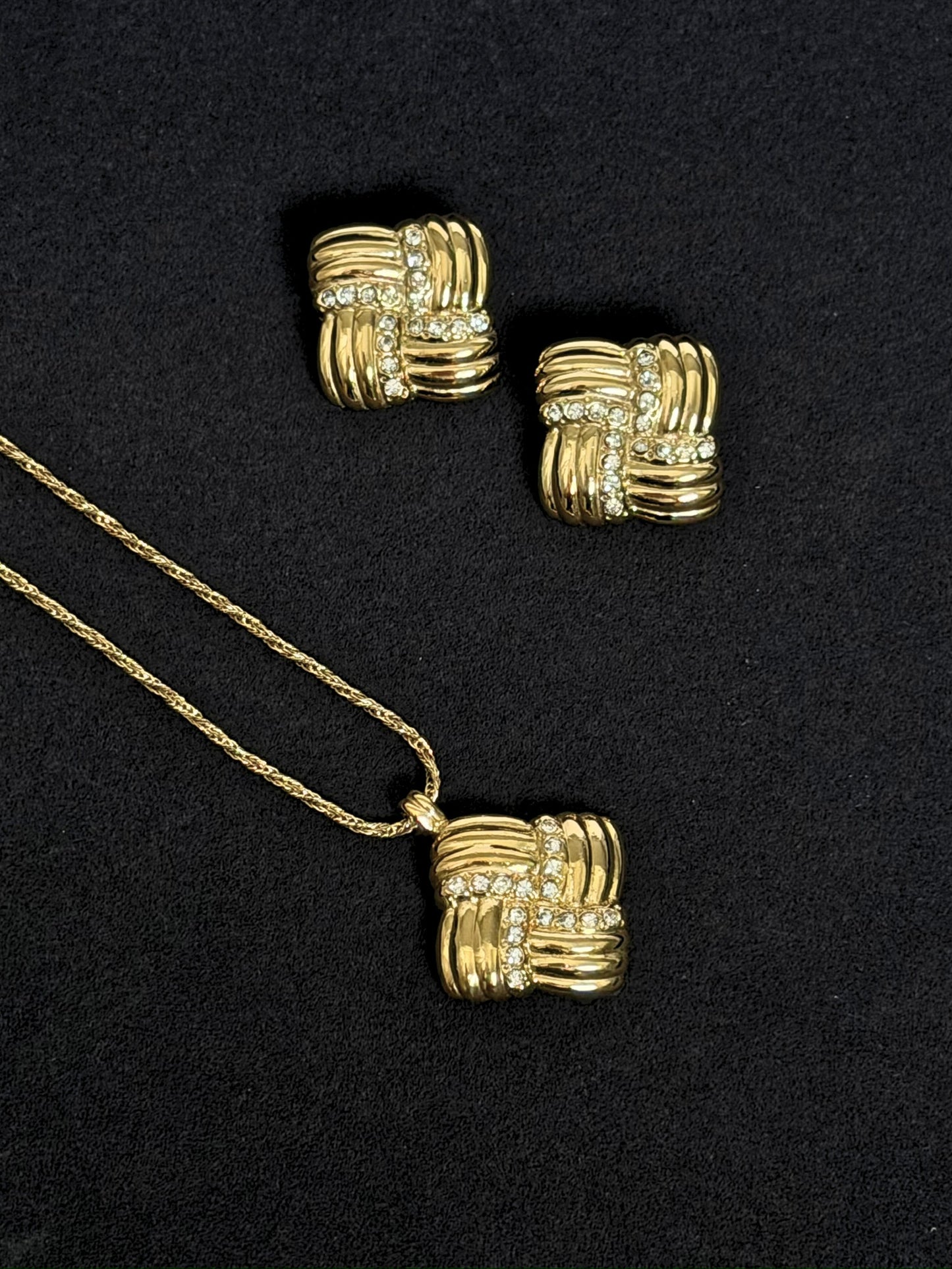 Saint Laurent Necklace & Earrings