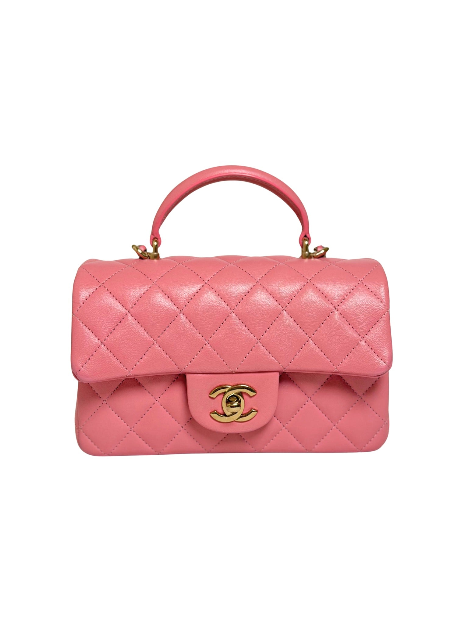 Chanel Classic Single Flap Top Handle Bag