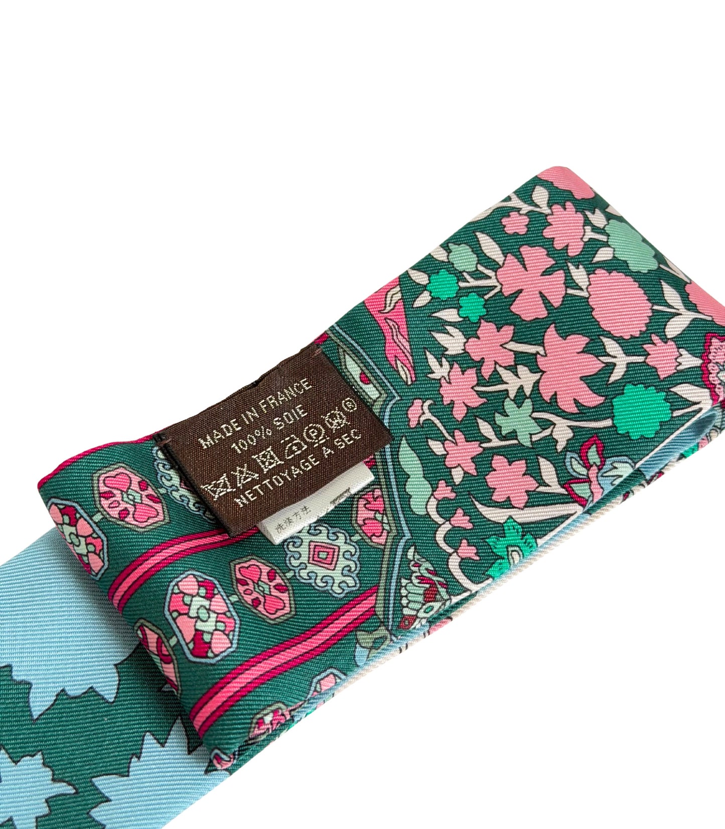 Hermès Twilly LES CLES Keys Scarf Silk