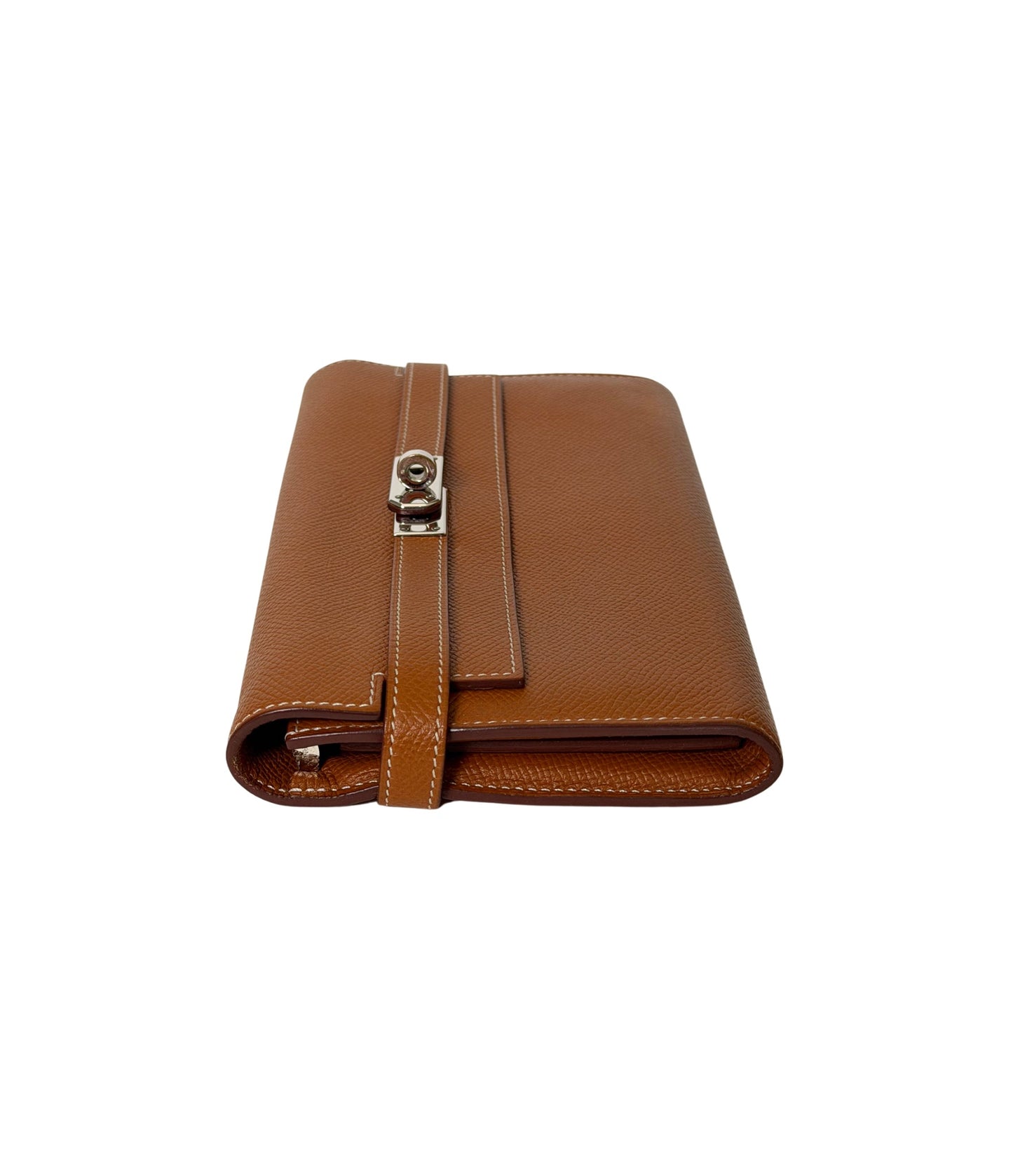 Hermes Kelly Wallet Caramel epsom leather
