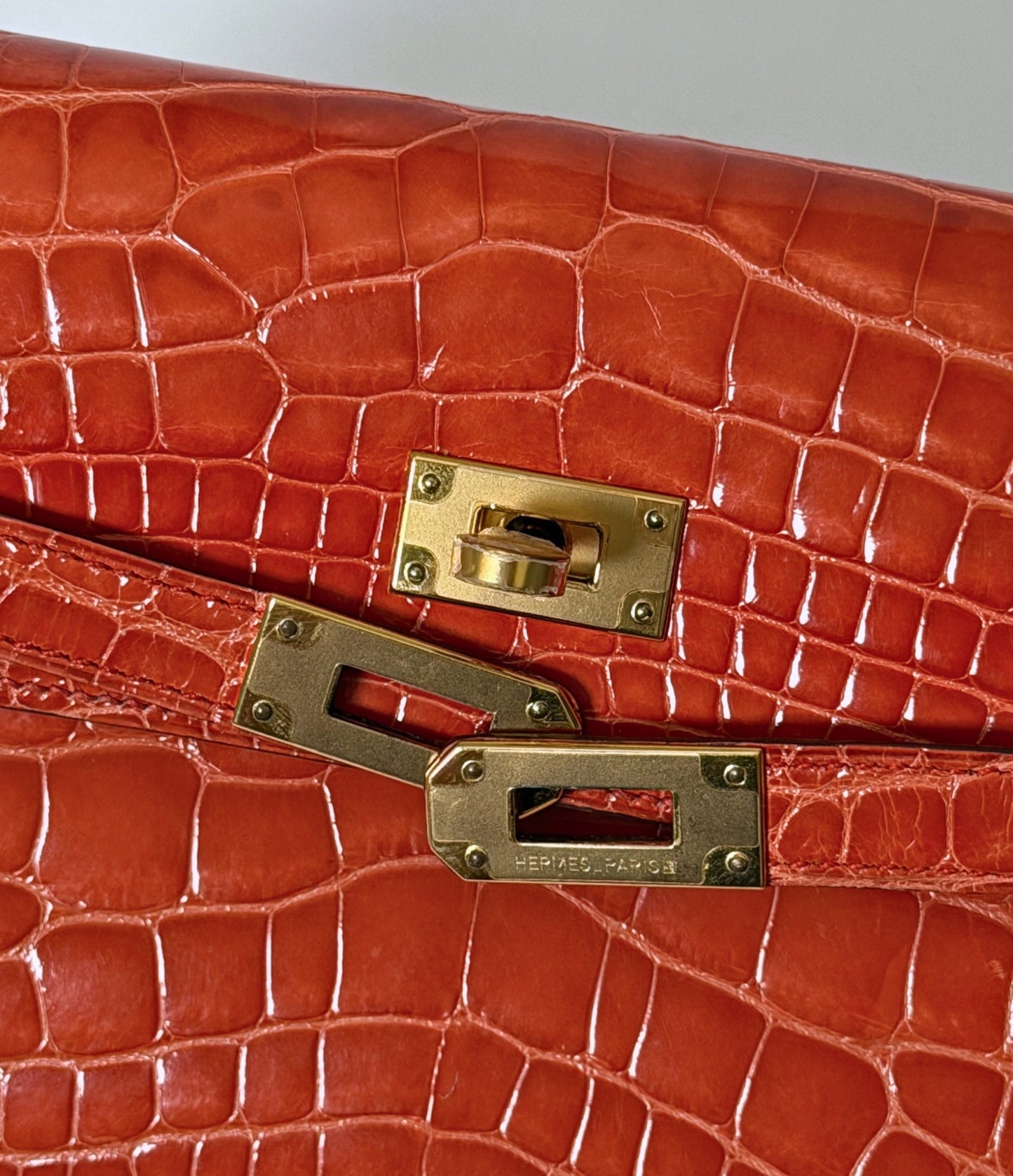 Hermès Kelly Wallet Alligator Long Wallet