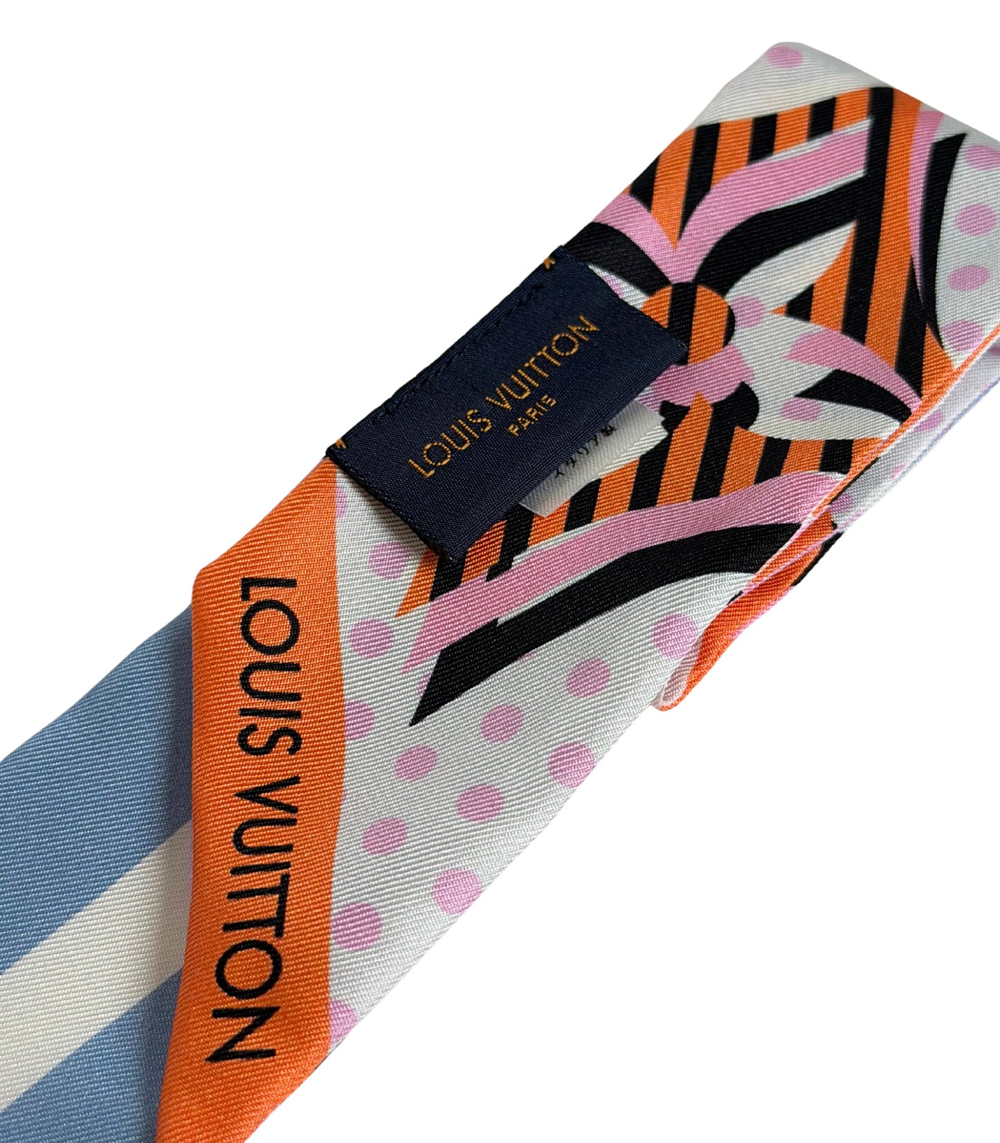  Louis Vuitton Bandeau BB Pop Monogram Scarf Silk