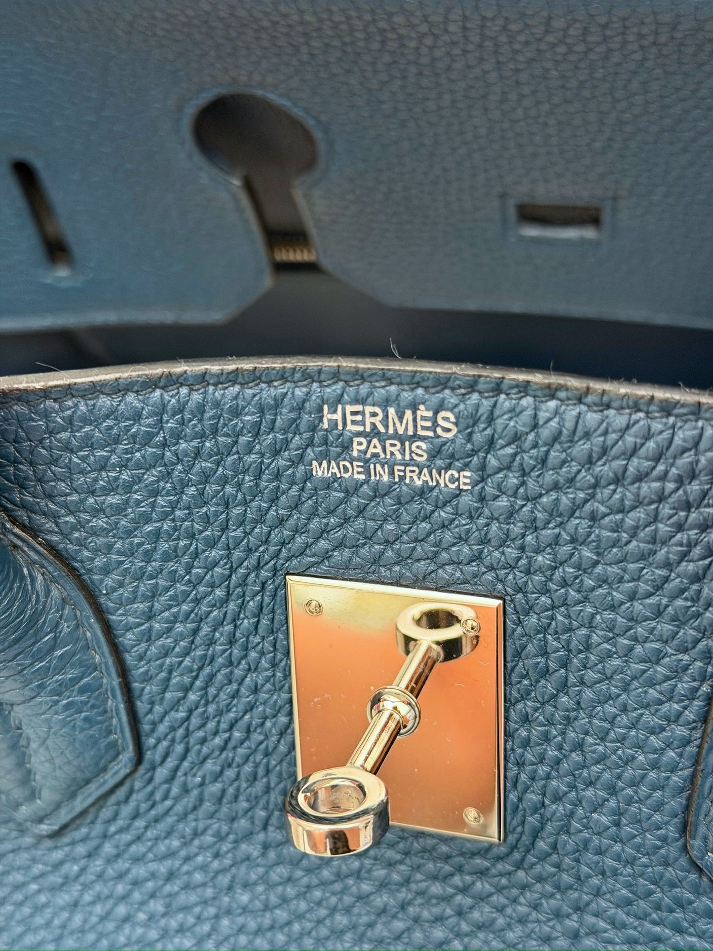 Hermes Birkin 35 Togo Bleu de Prusse