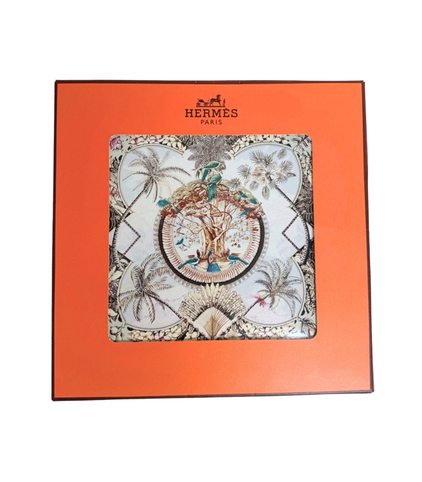 Hermès Twilly LES CLES Keys Scarf Silk
