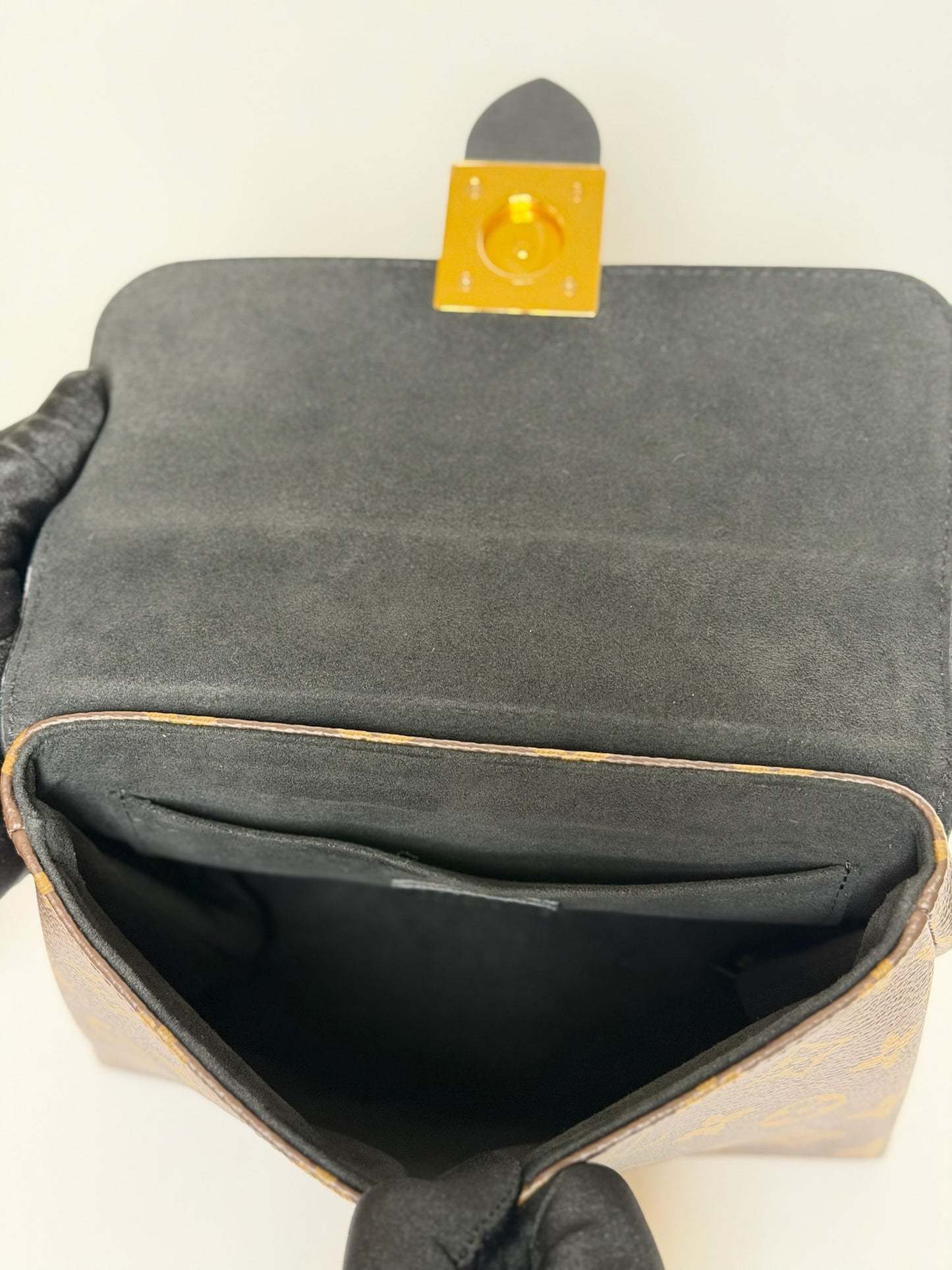 Louis Vuitton Locky Handbag Monogram Canva